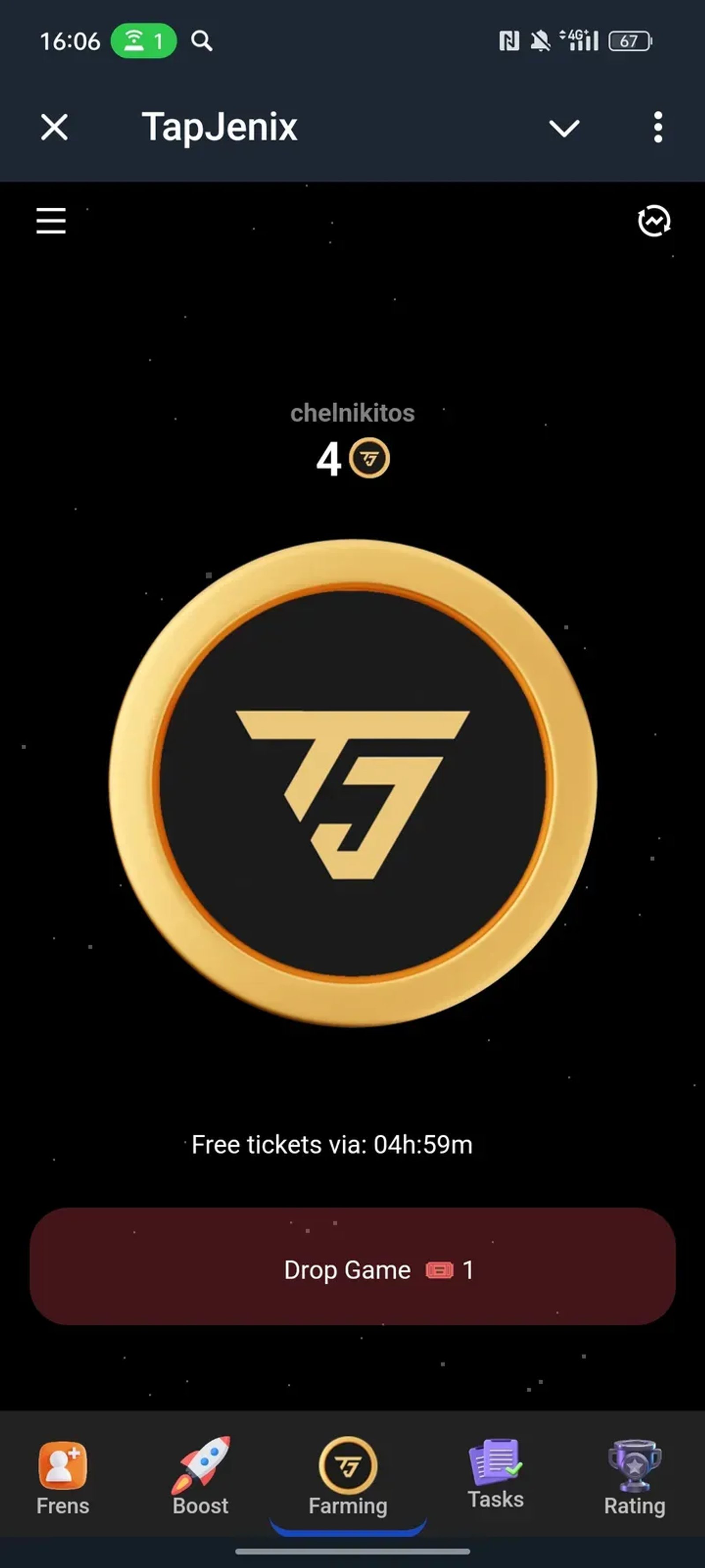 TapJenix в Телеграм — скриншот 1
