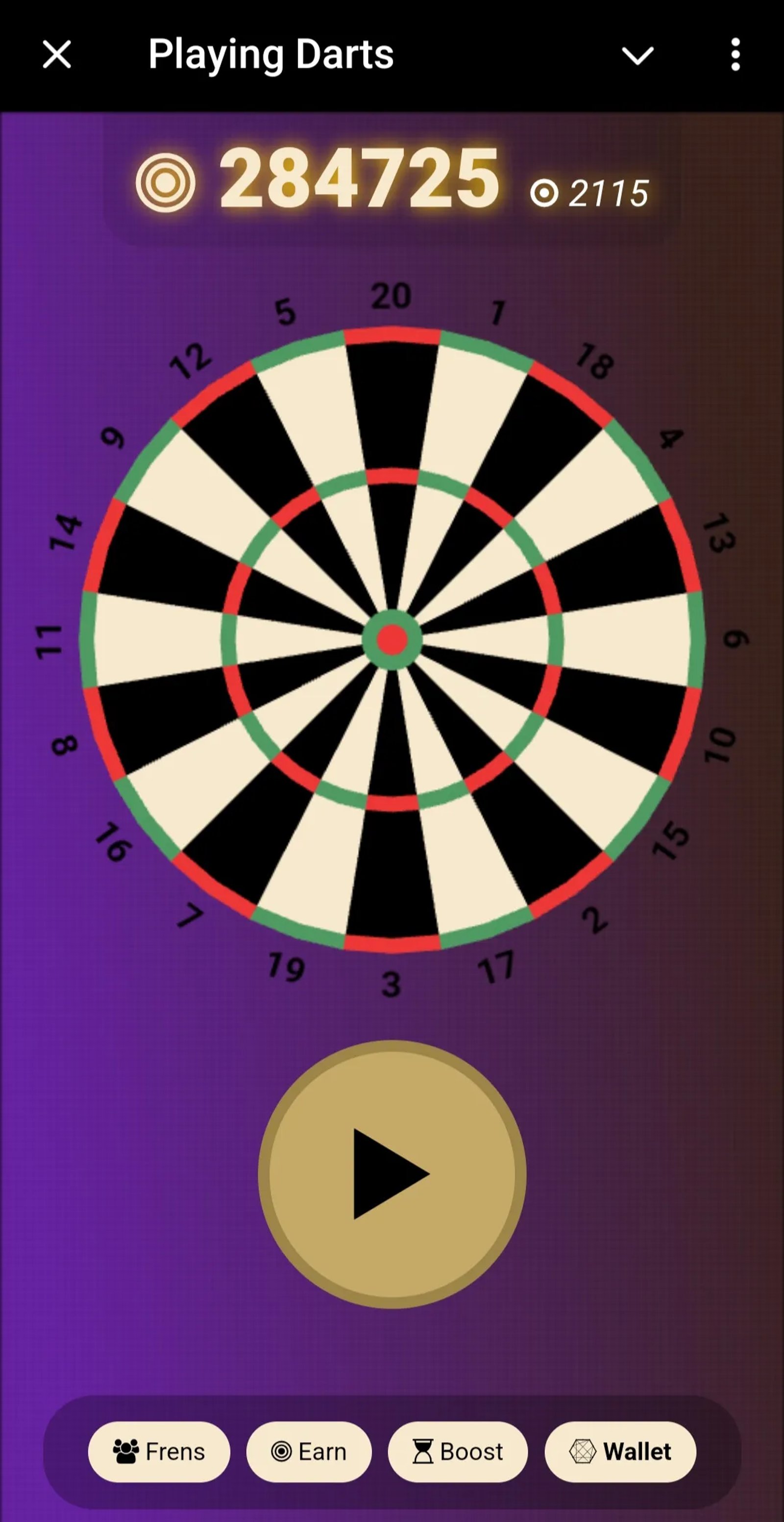 Playing Darts в Телеграм — скриншот 5