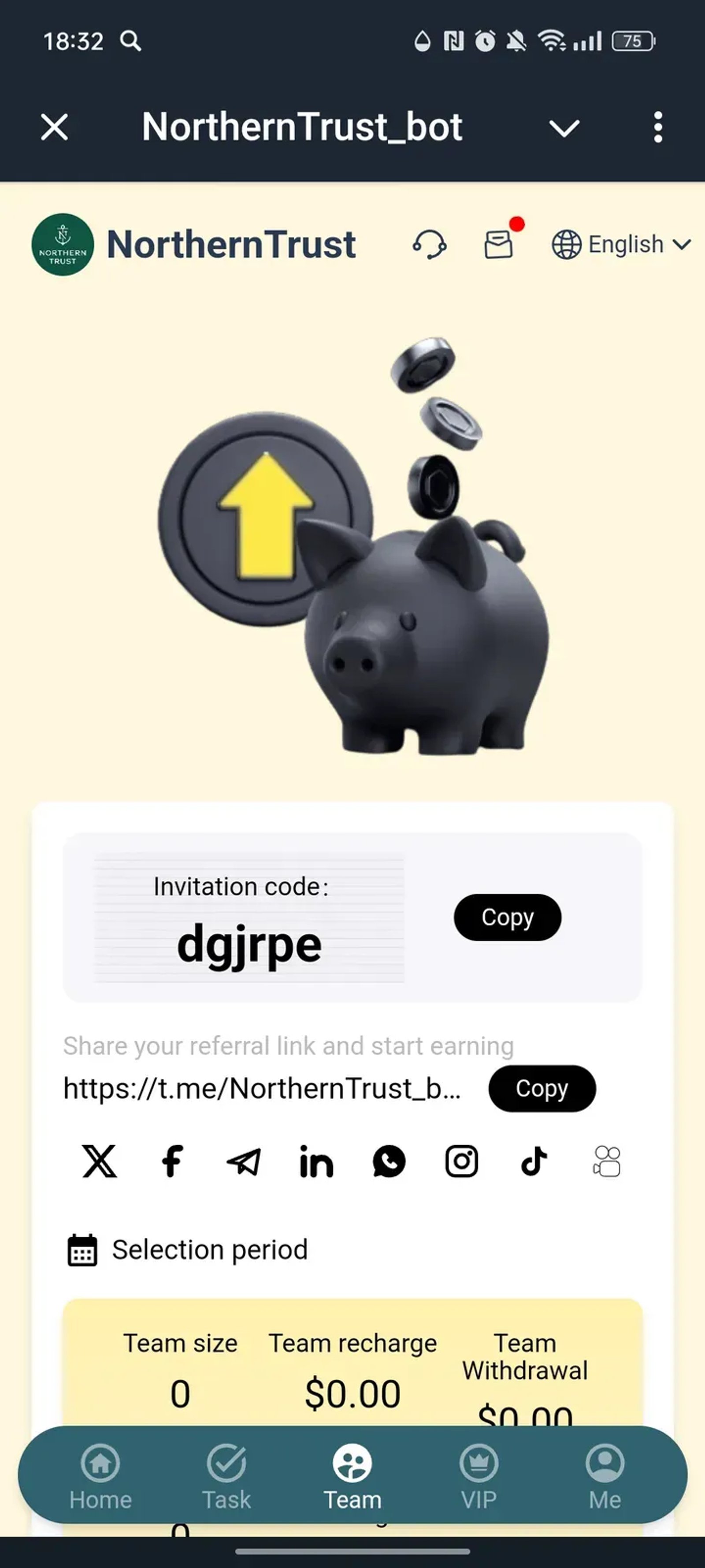 NorthernTrust_bot в Телеграм — скриншот 3