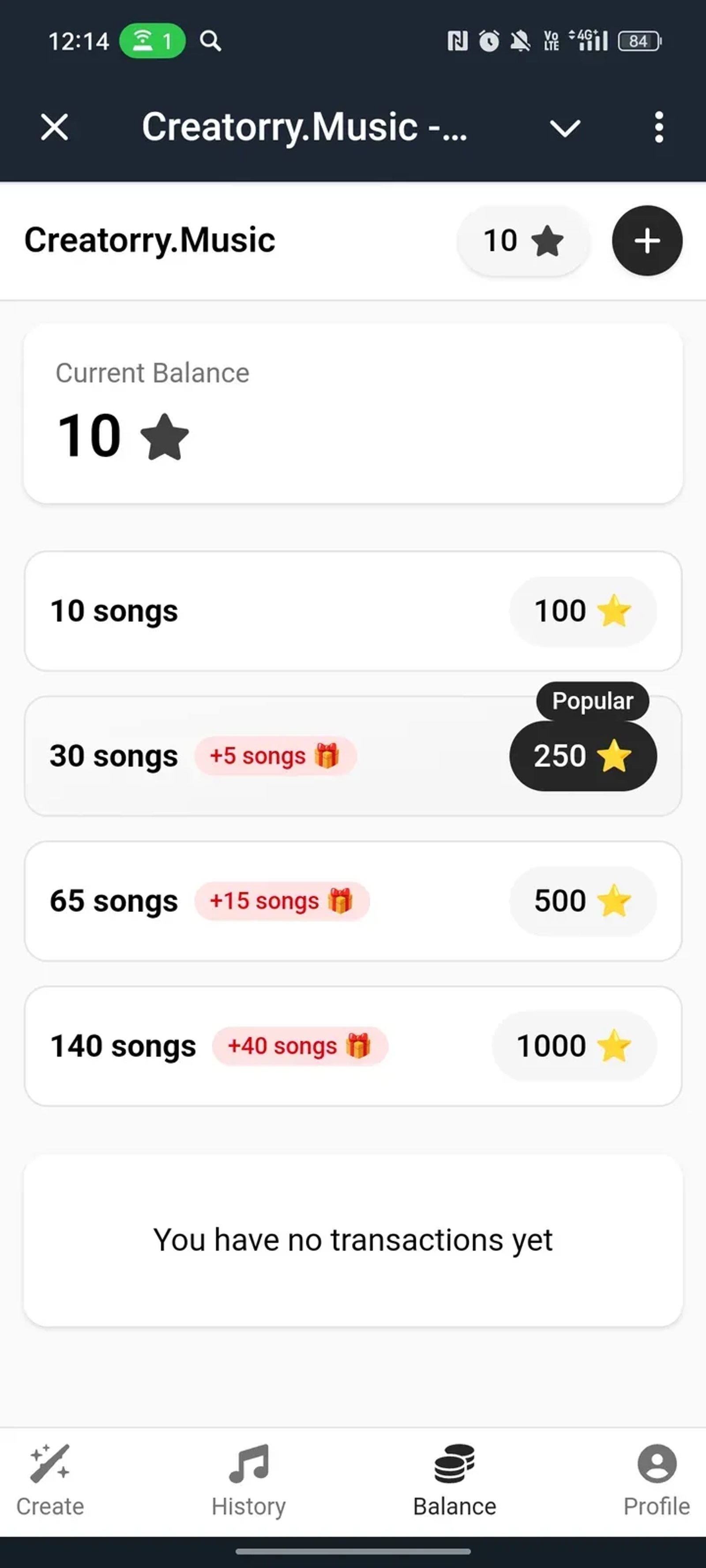 Creatorry.Music - AI генератор песен в Телеграм — скриншот 3
