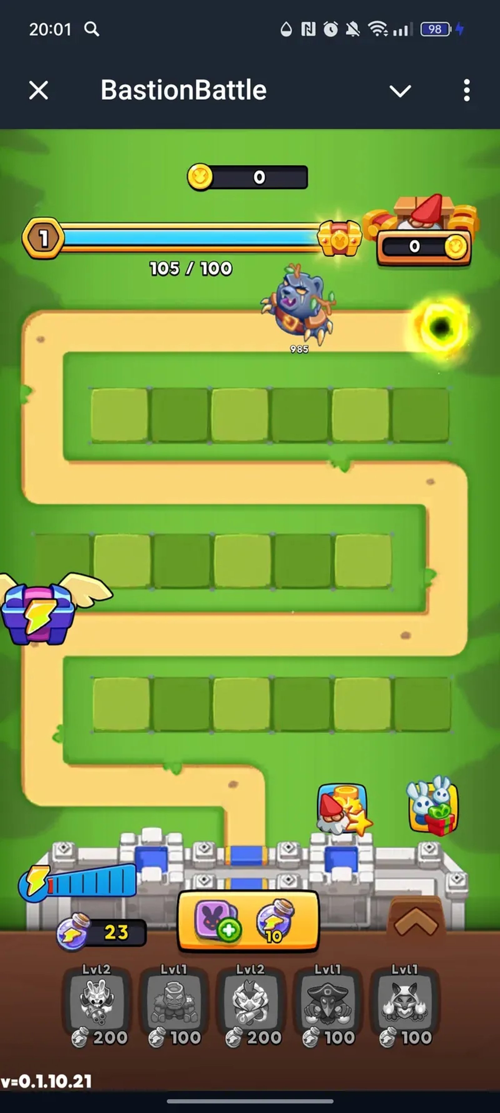 BastionBattle в Телеграм — скриншот 1