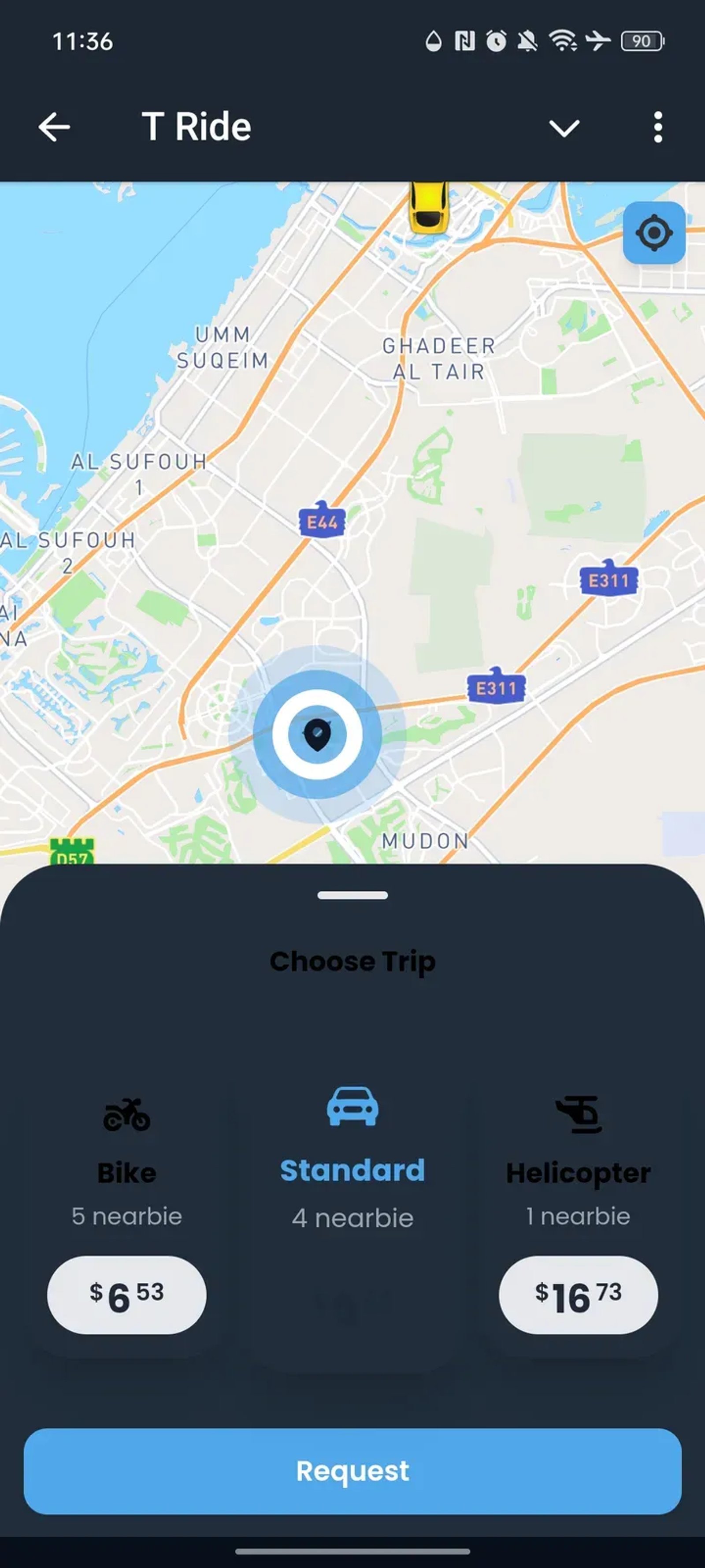 T Ride в Телеграм — скриншот 4