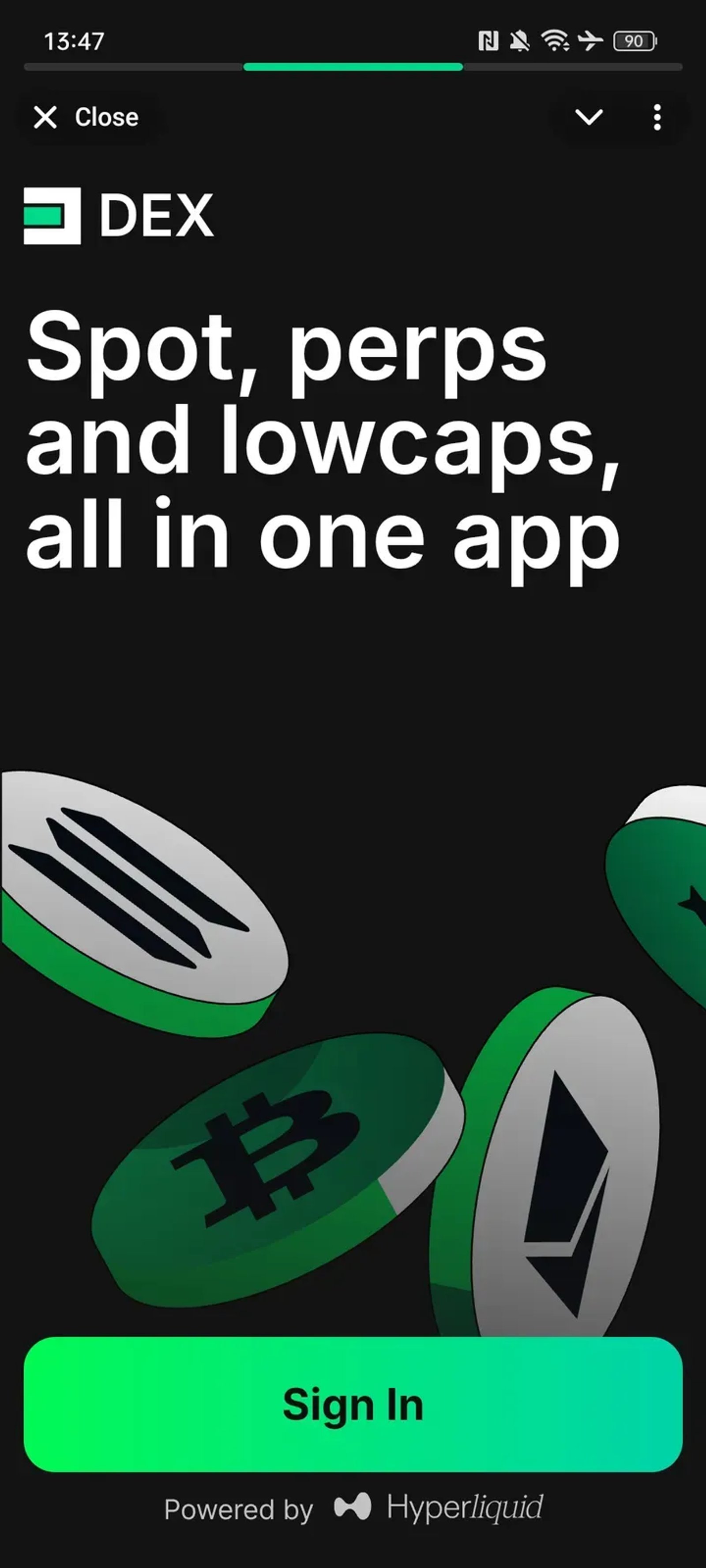 DEX.ORG Telegram Screenshot 2