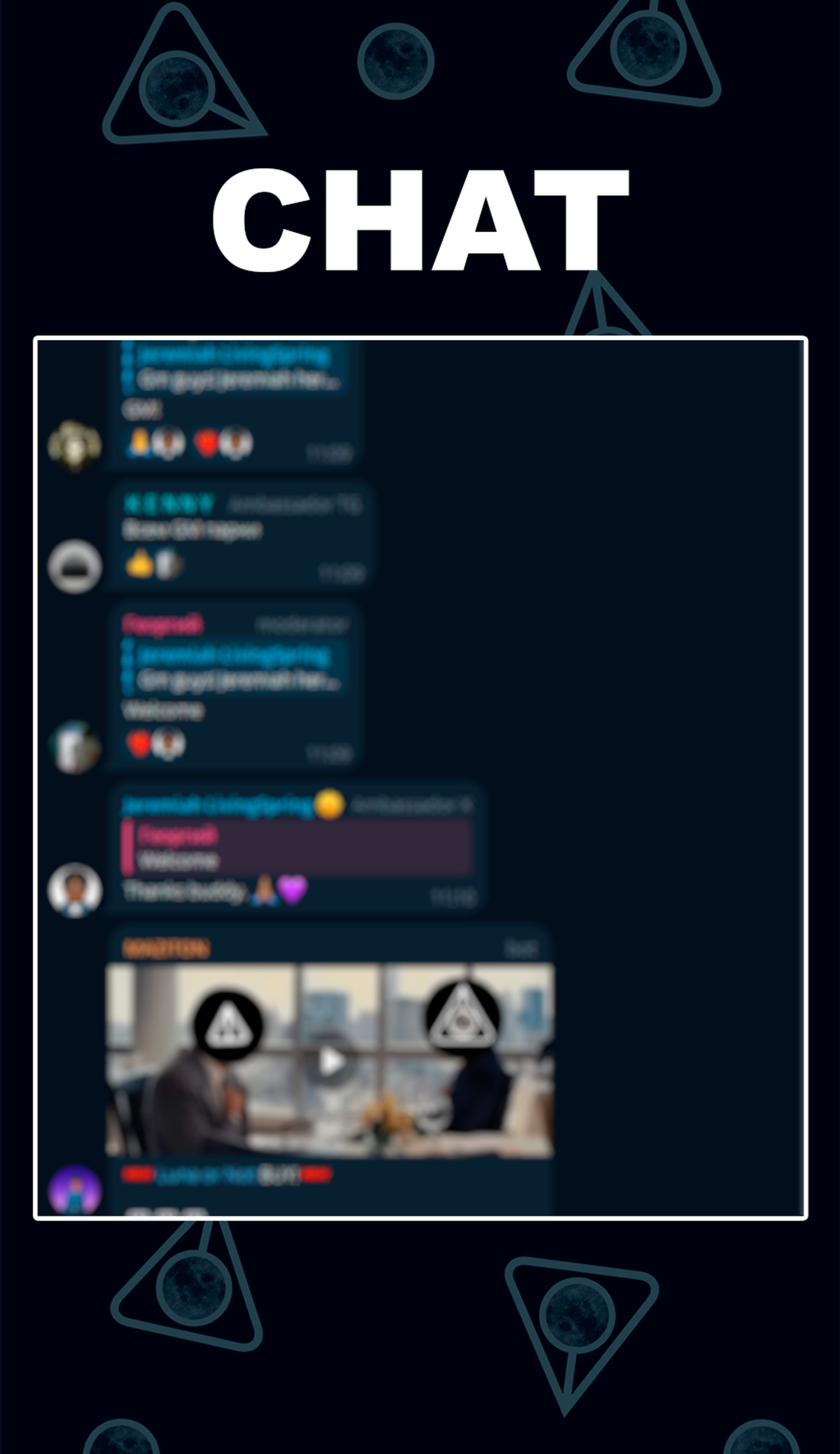 Luna or Not Chat в Телеграм — скриншот 1