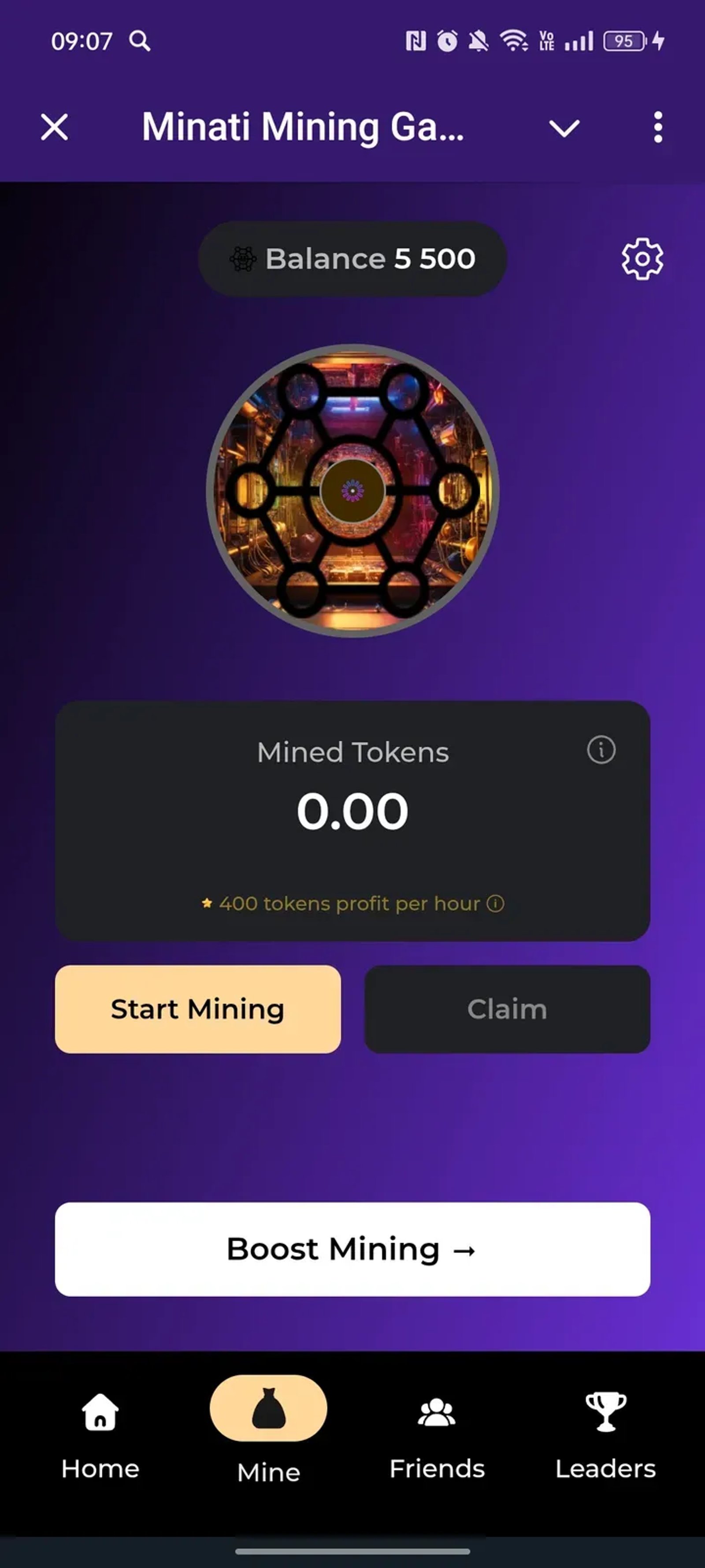 Minati Mining Game в Телеграм — скриншот 2