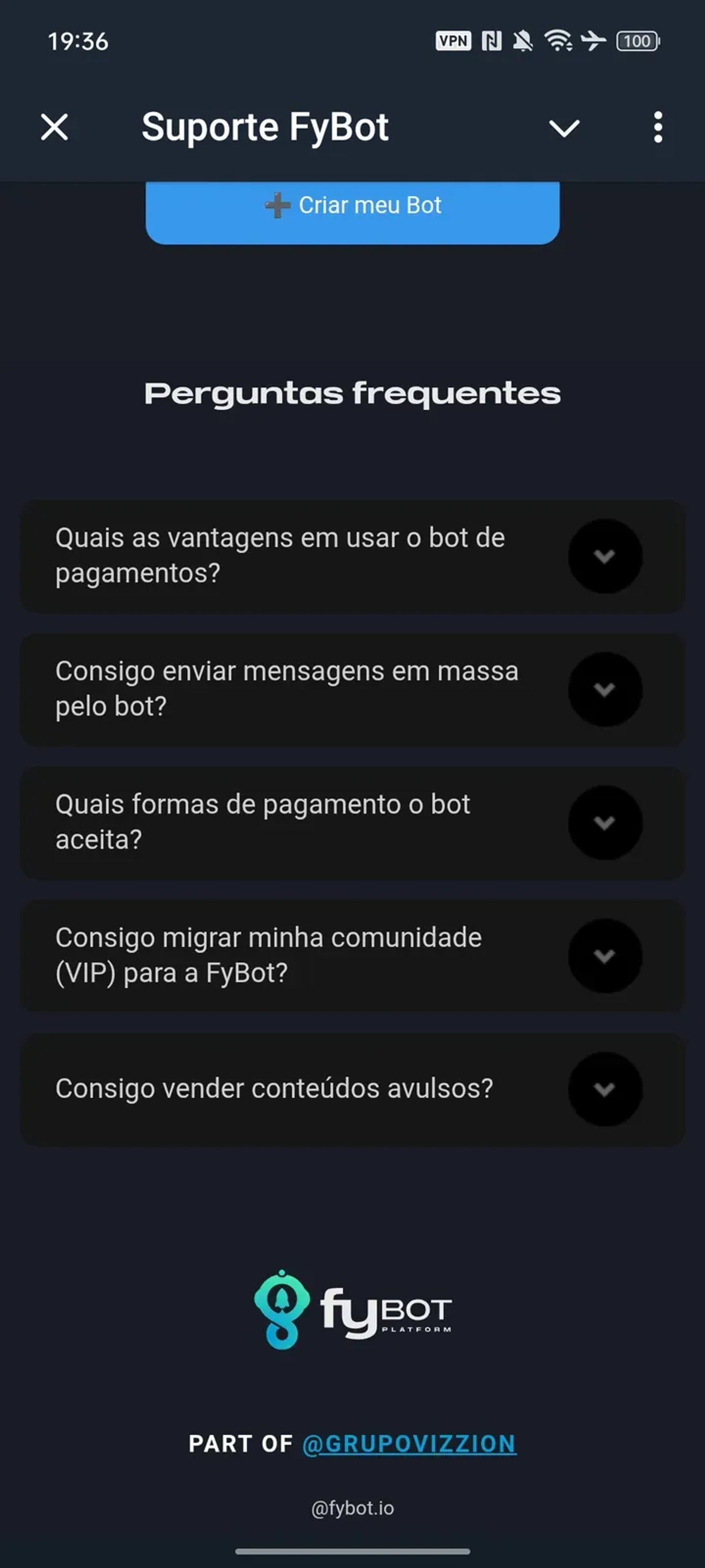 Suporte FyBot Telegram Screenshot 3