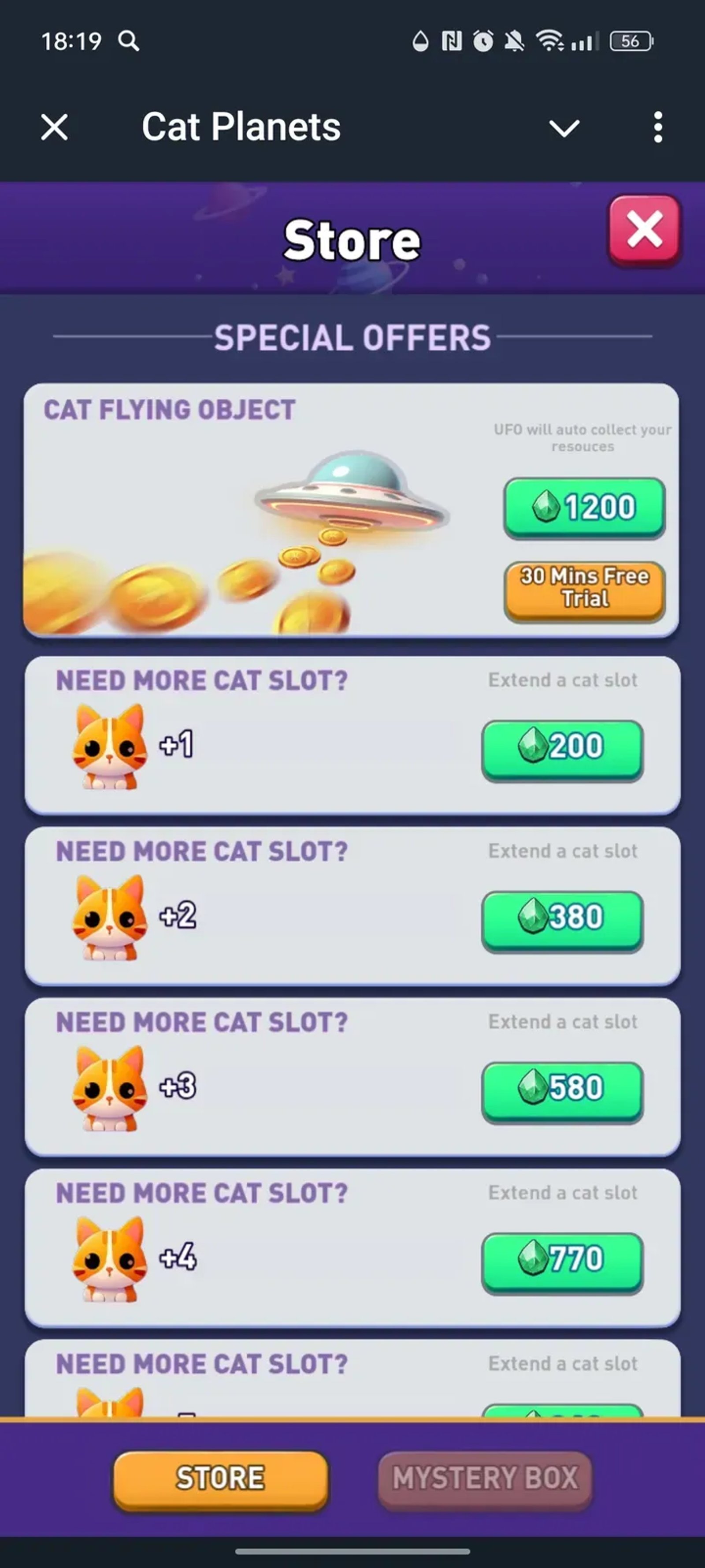 Cat Planets в Телеграм — скриншот 5