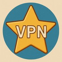 VPN STARS Logo Telegram