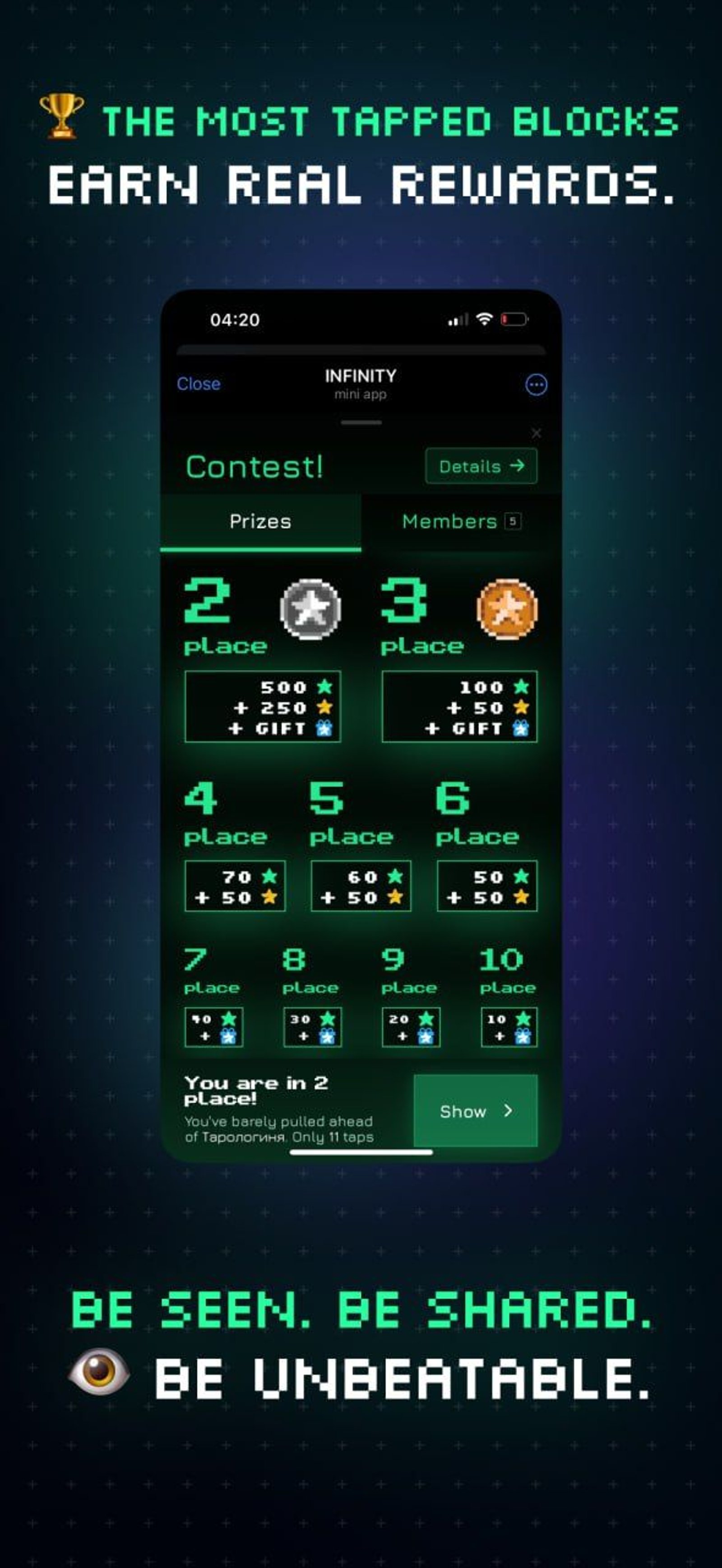 INFINITY Telegram Screenshot 6
