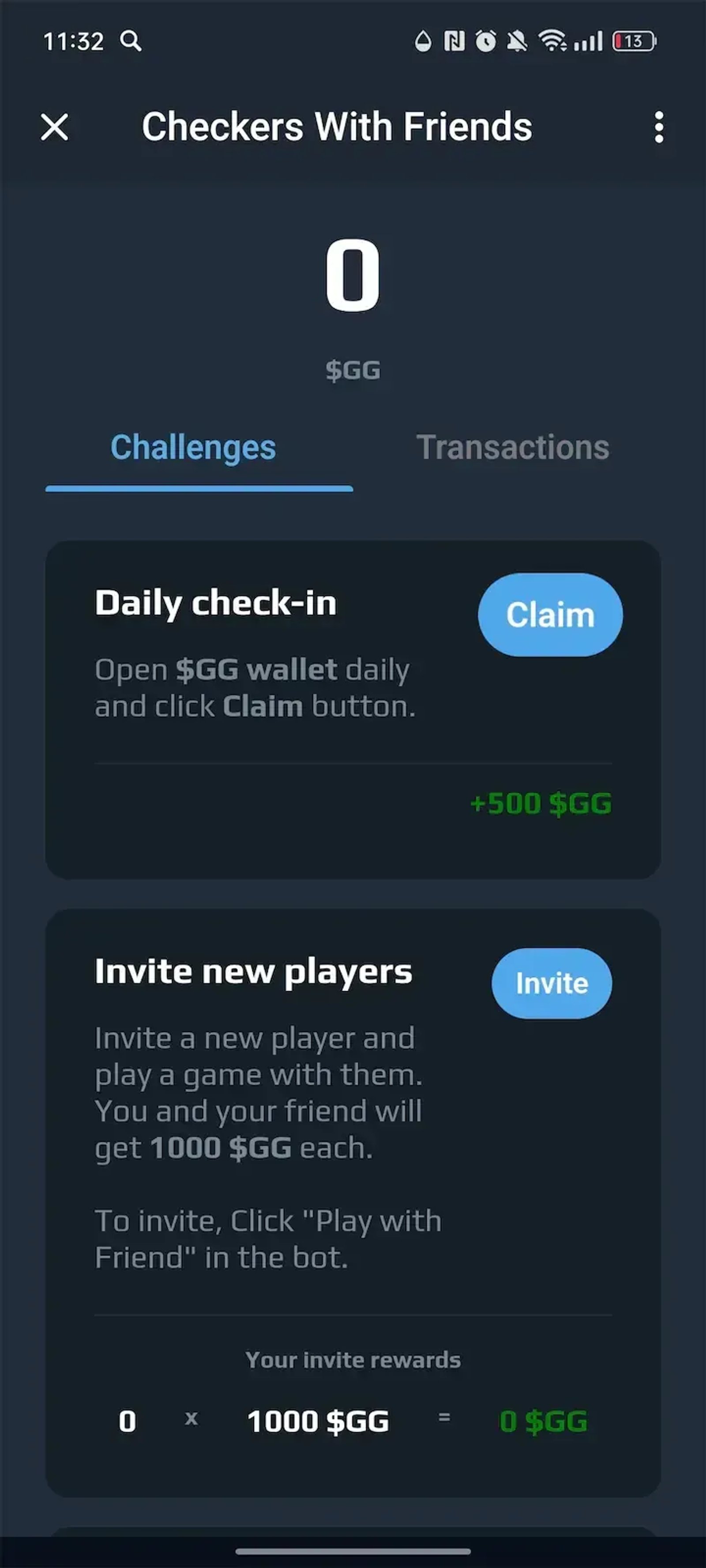 Checkers With Friends в Телеграм — скриншот 2