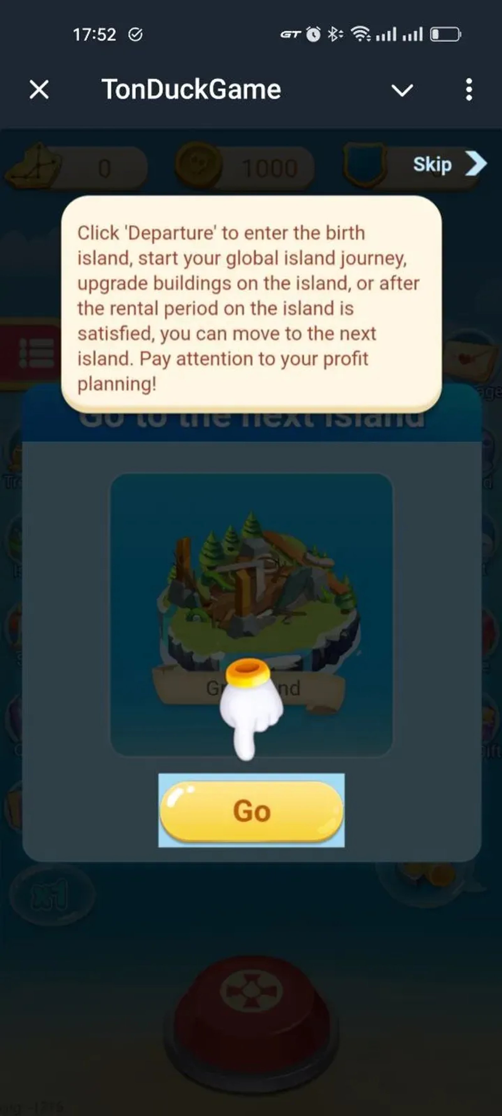 TonDuckGame в Телеграм — скриншот 5