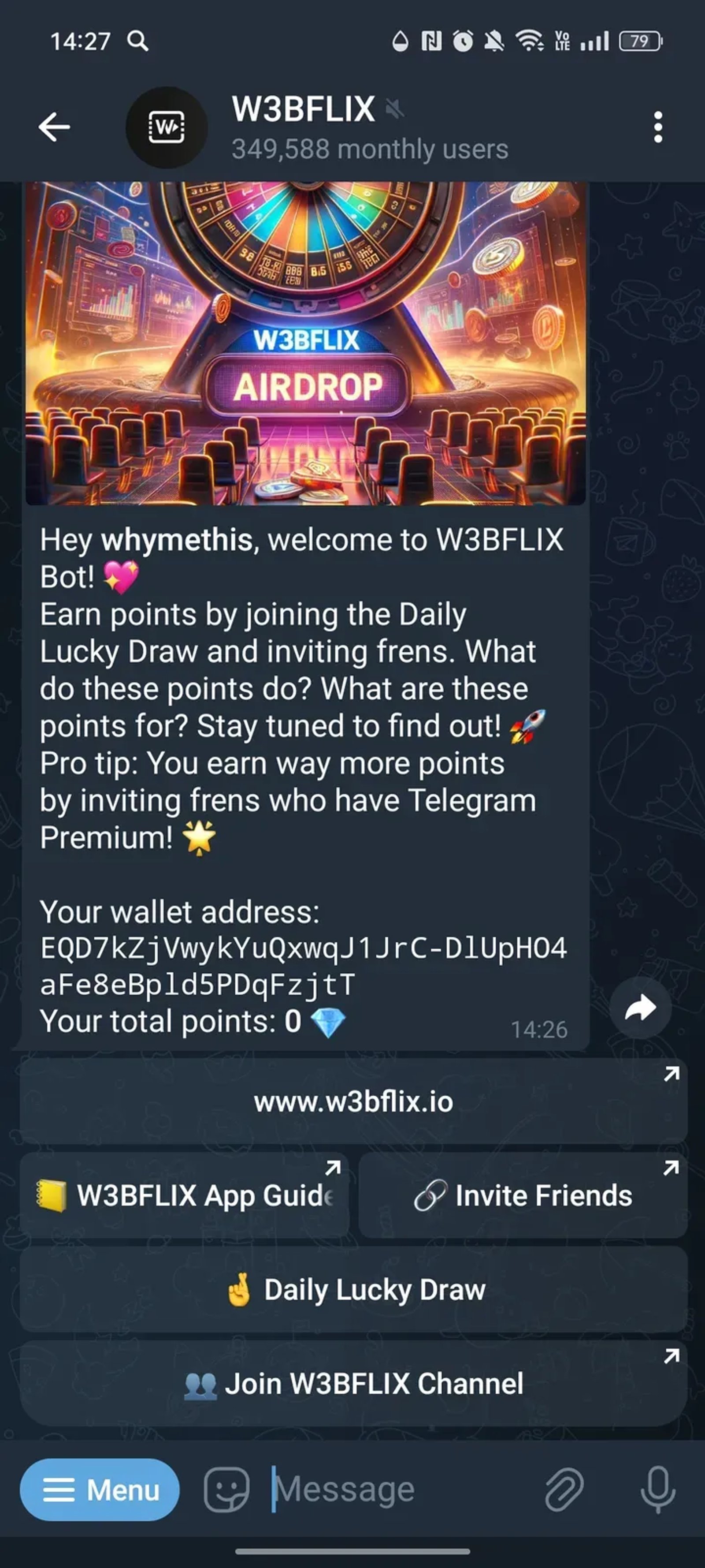 W3BFLIX в Телеграм — скриншот 2