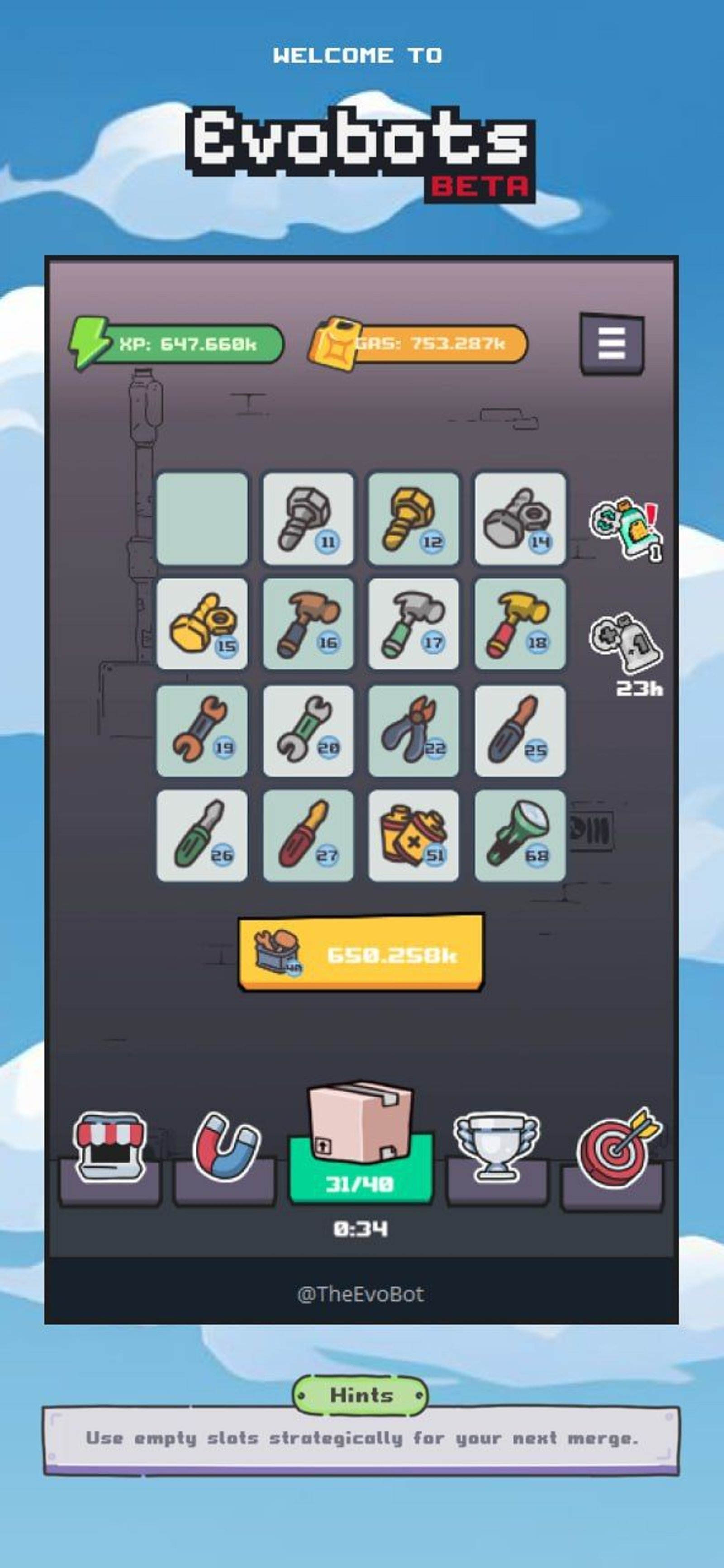 EvoBot Telegram Screenshot 6