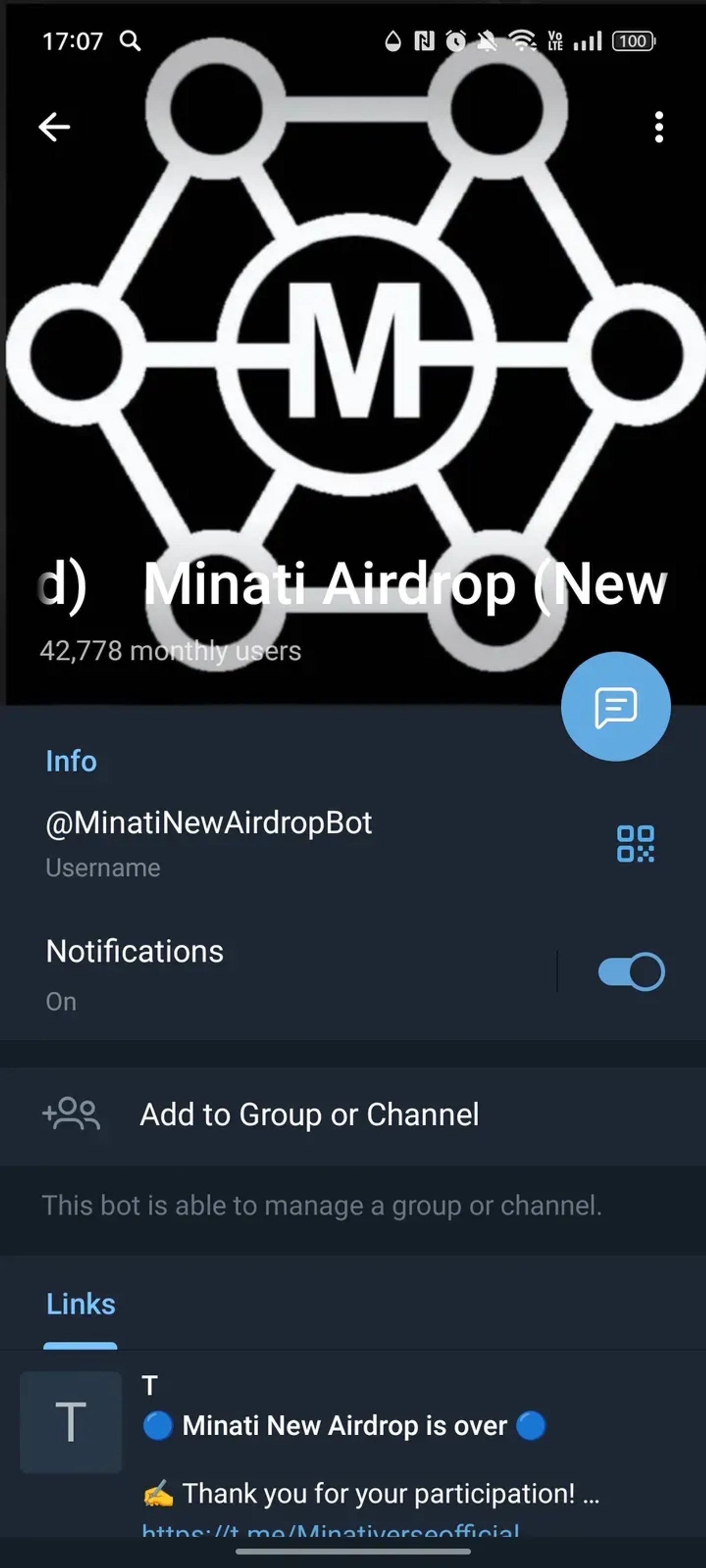 Minati Airdrop (New Round) Telegram Screenshot 4