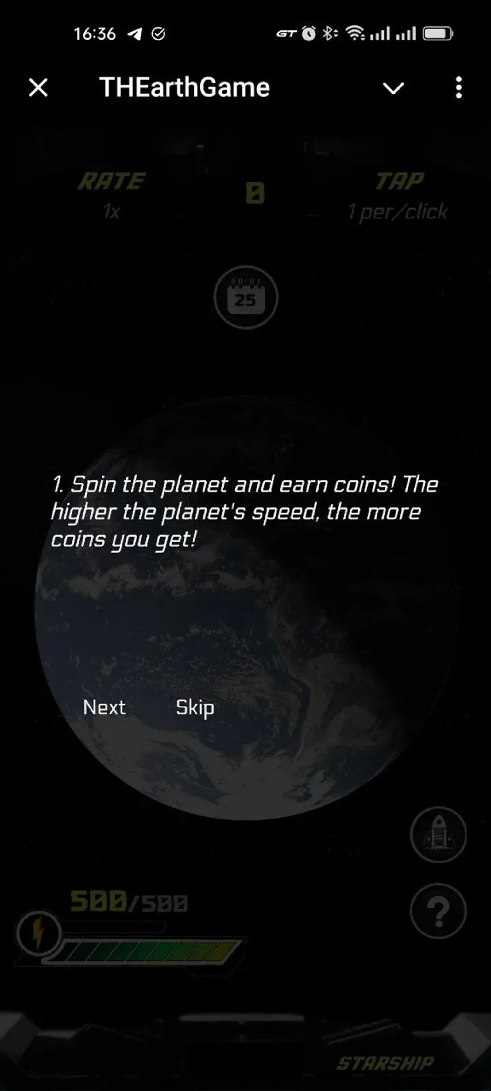 THEarthGame Telegram Screenshot 4