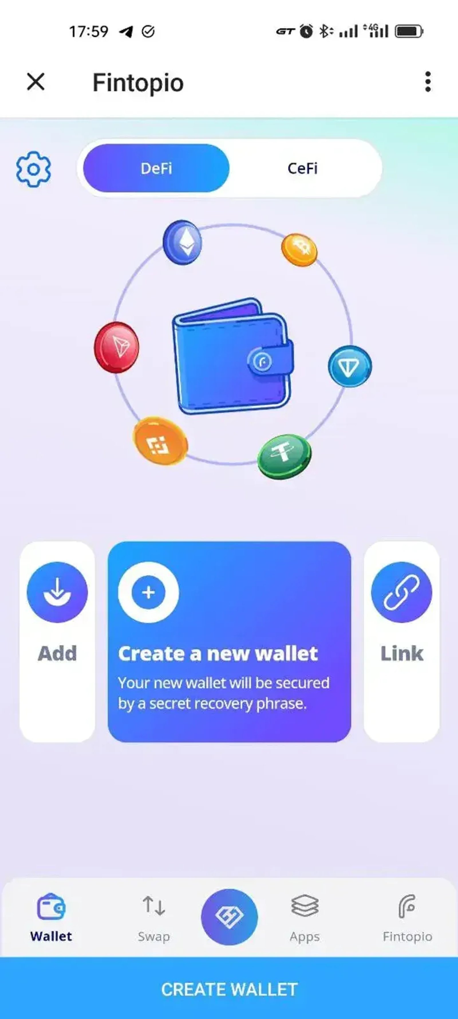 Fintopio в Телеграм — скриншот 2