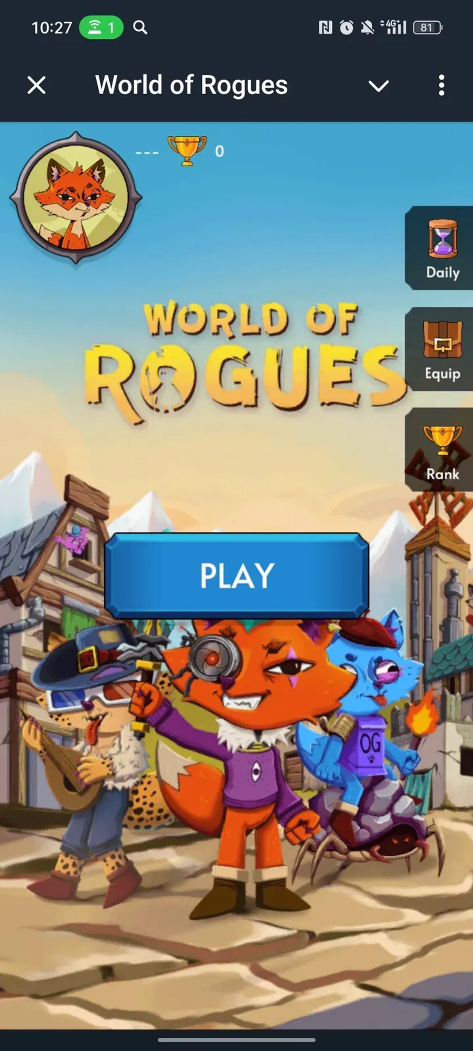 World of Rogues в Телеграм — скриншот 1
