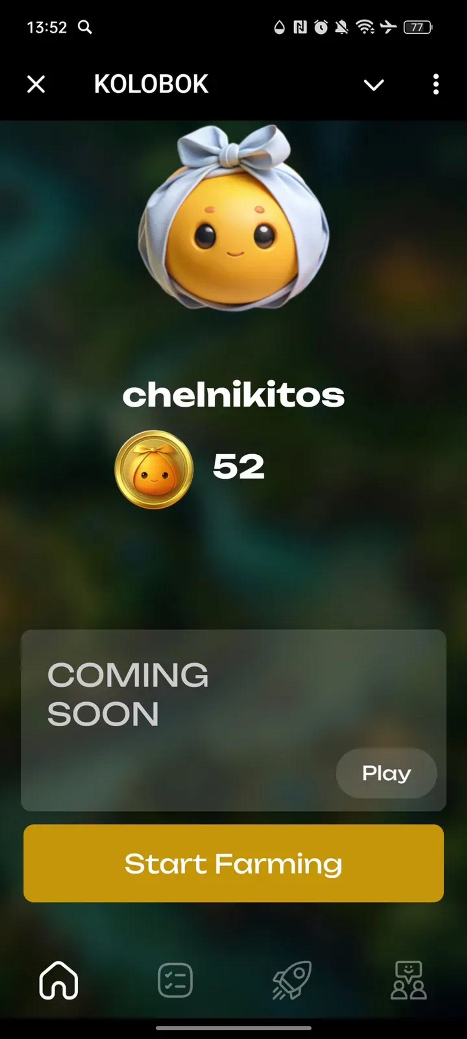 KOLOBOK в Телеграм — скриншот 1