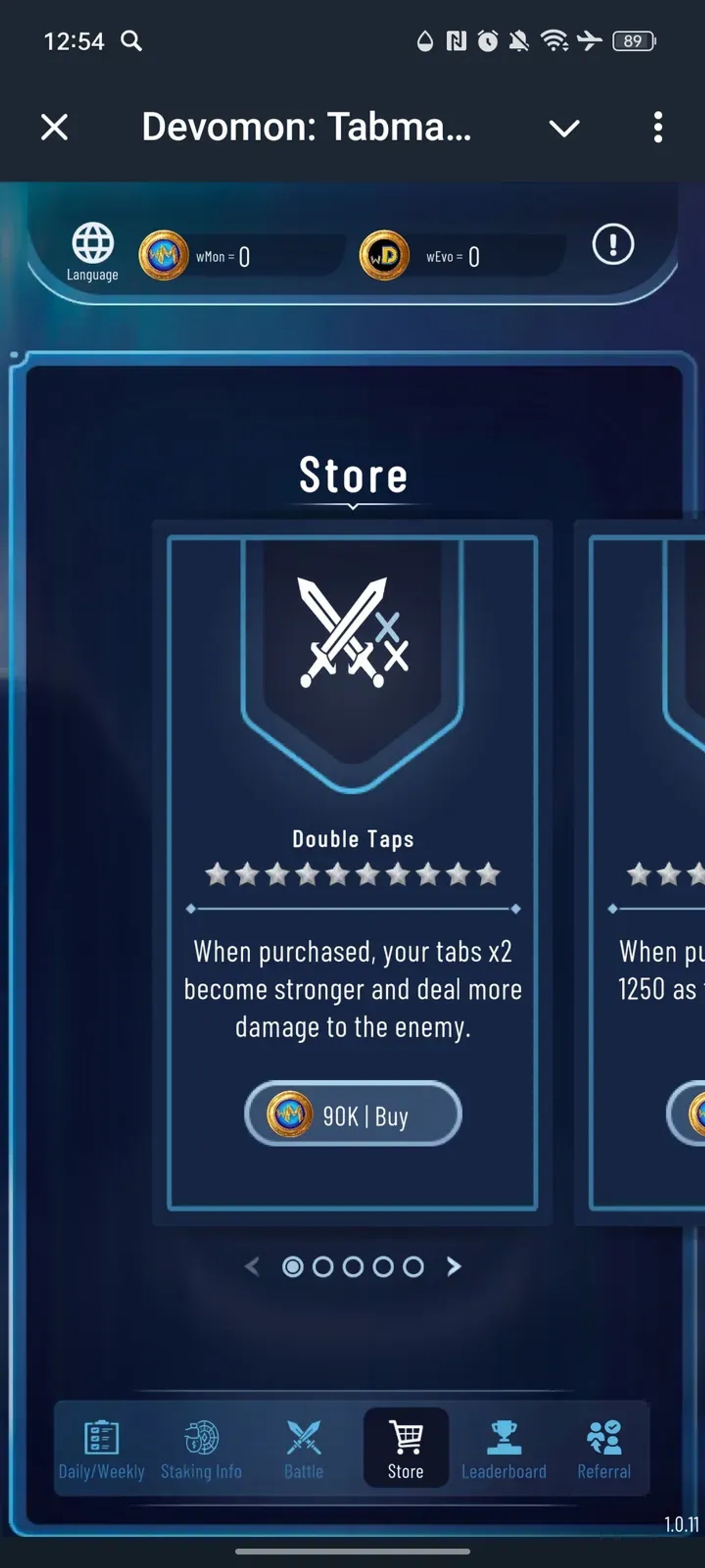 Devomon: Tabmasters в Телеграм — скриншот 4