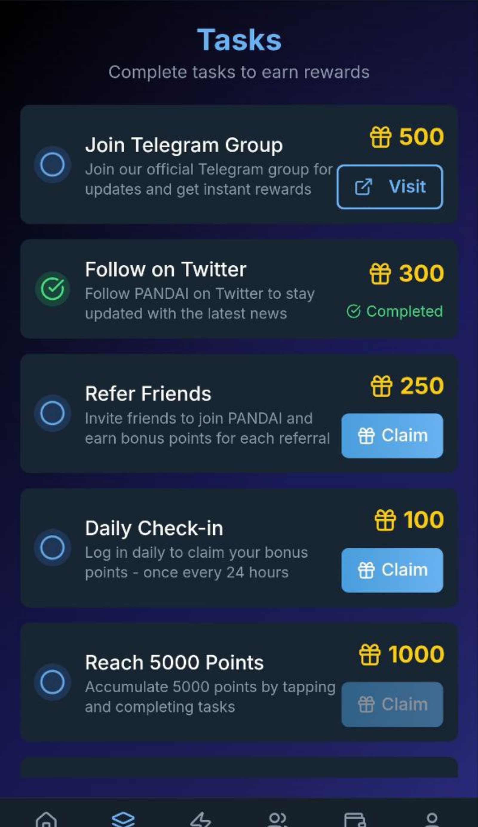 Pandai в Телеграм — скриншот 2
