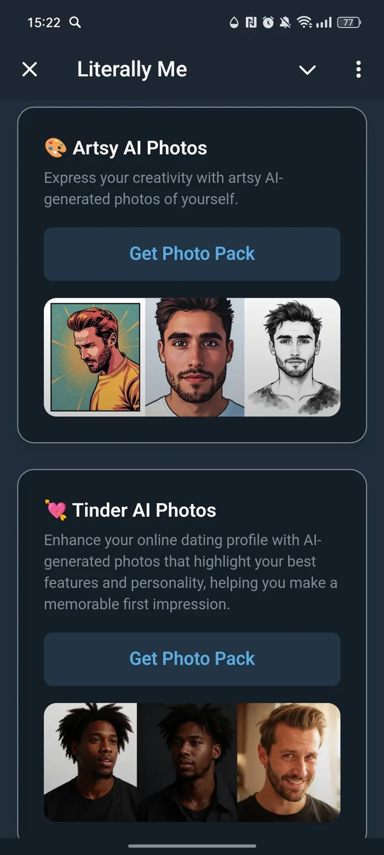 Literally Me в Телеграм — скриншот 4