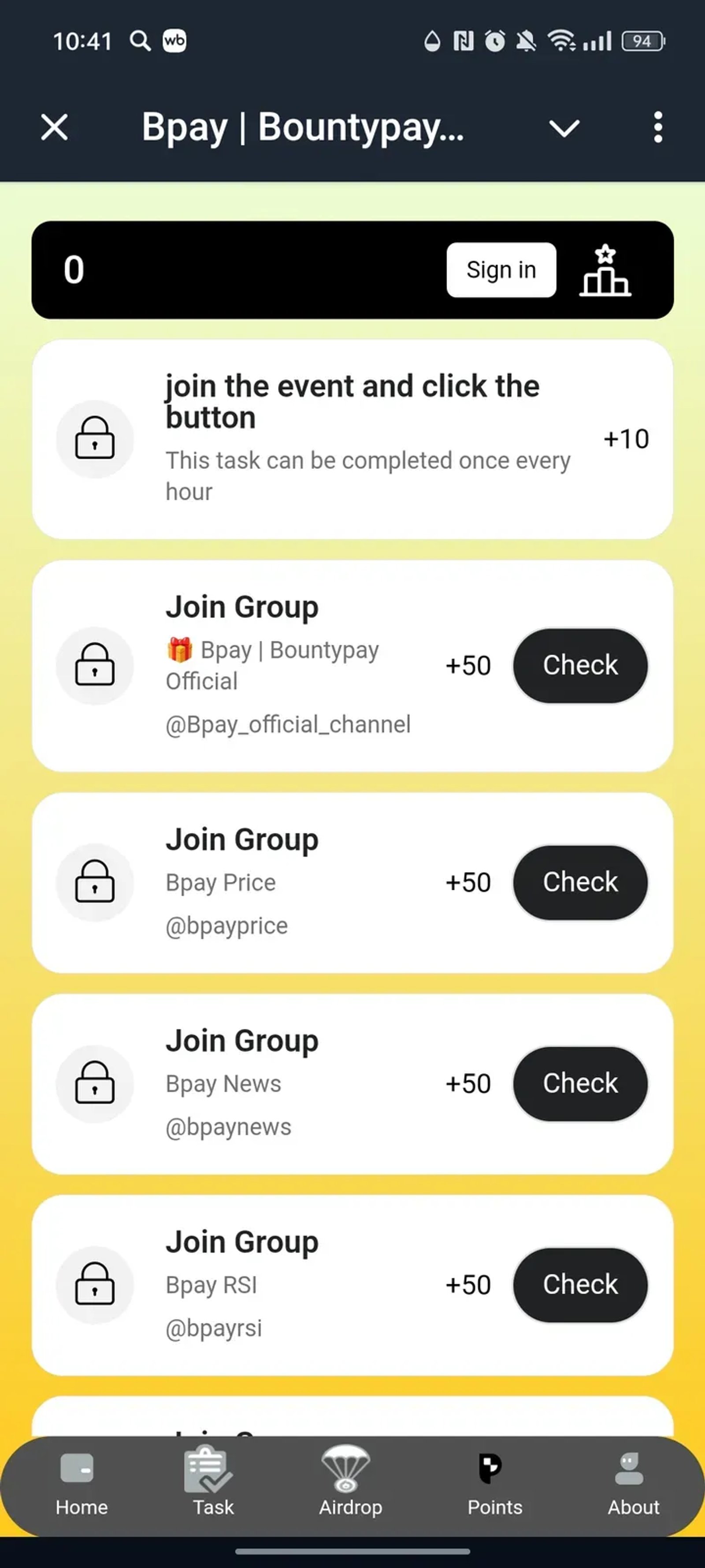 Bpay | Bountypay Bot в Телеграм — скриншот 4