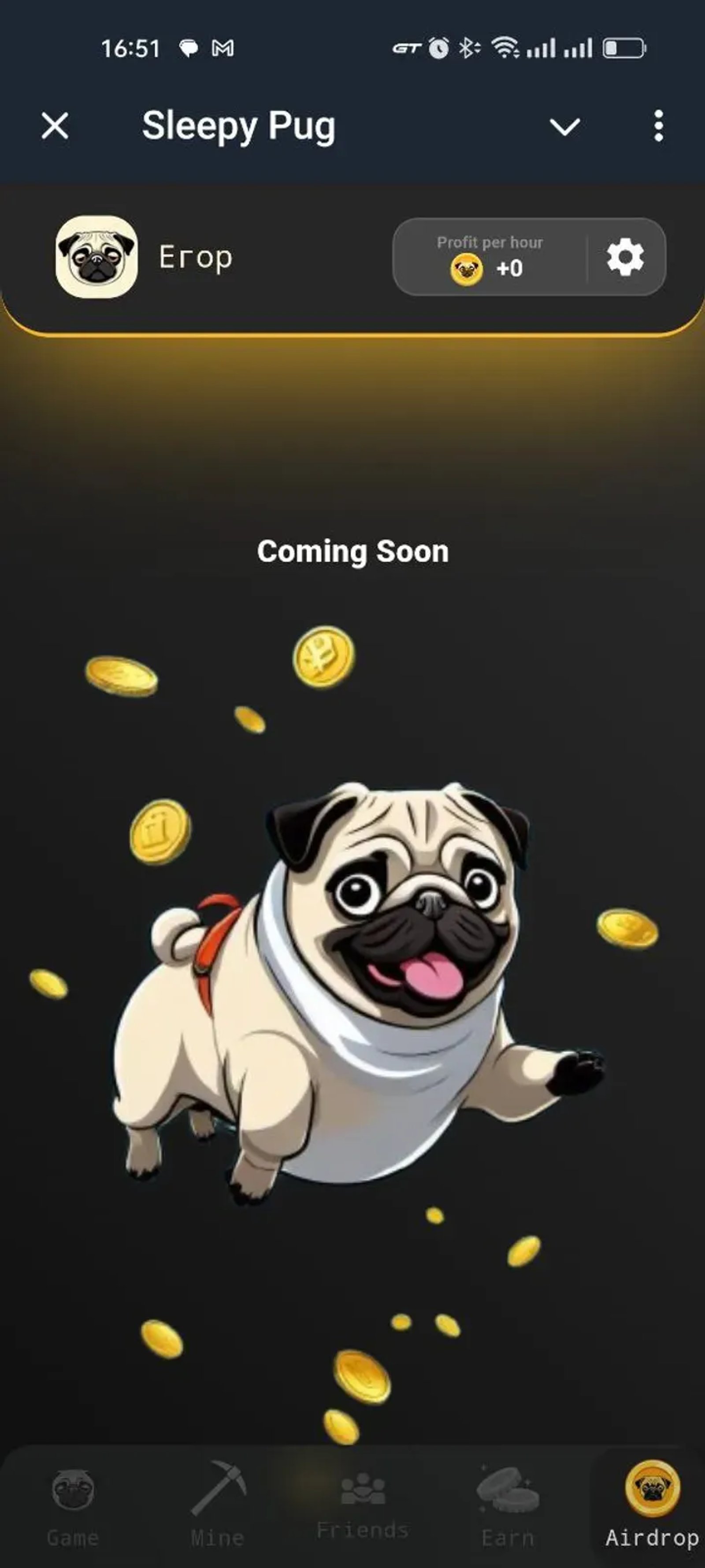 Sleepy Pug в Телеграм — скриншот 4