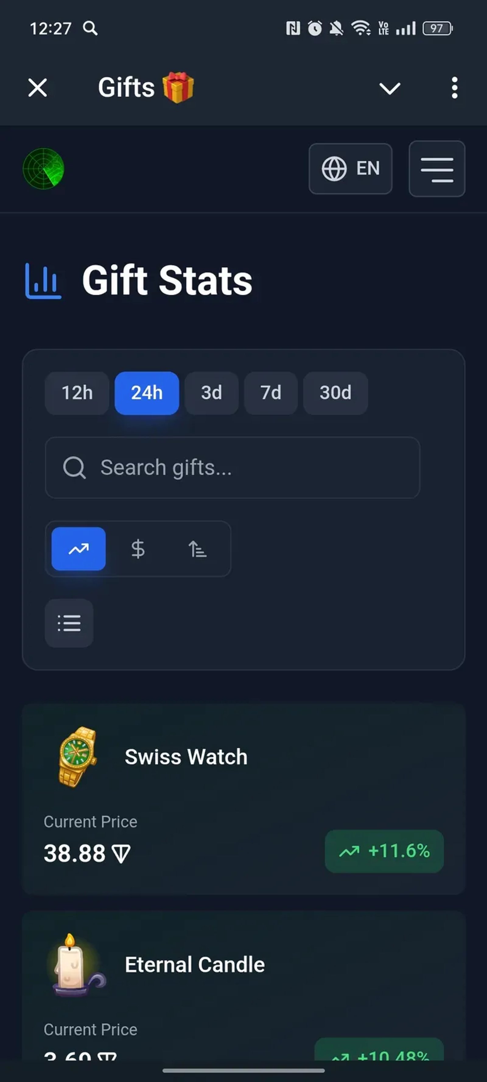 Gifts 🎁 Telegram Screenshot 3