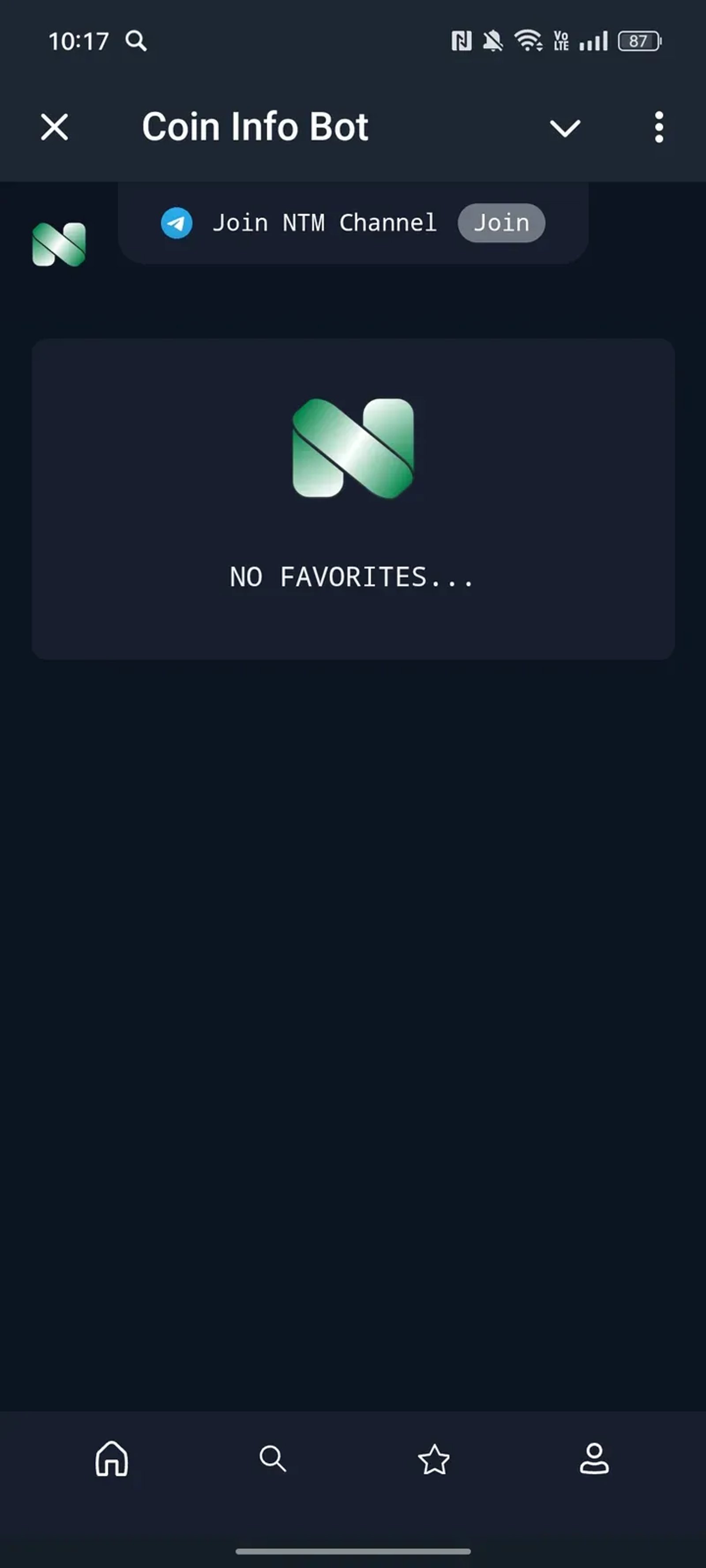 Coin Info Bot в Telegram — скриншот 4