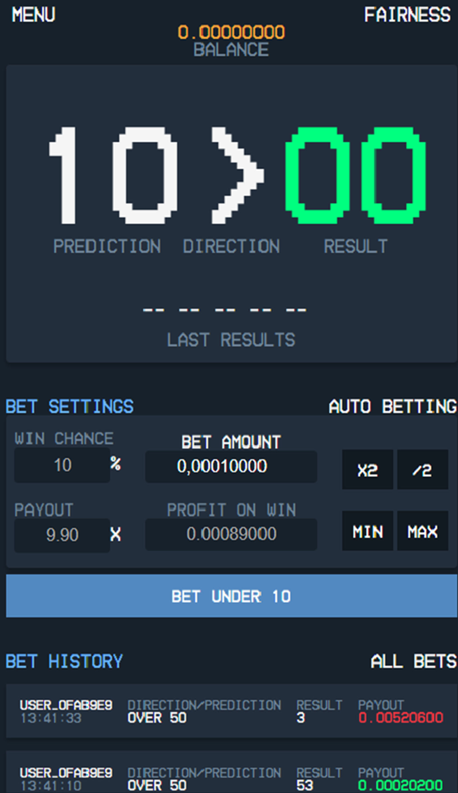 B3t Dice в Телеграм — скриншот 1