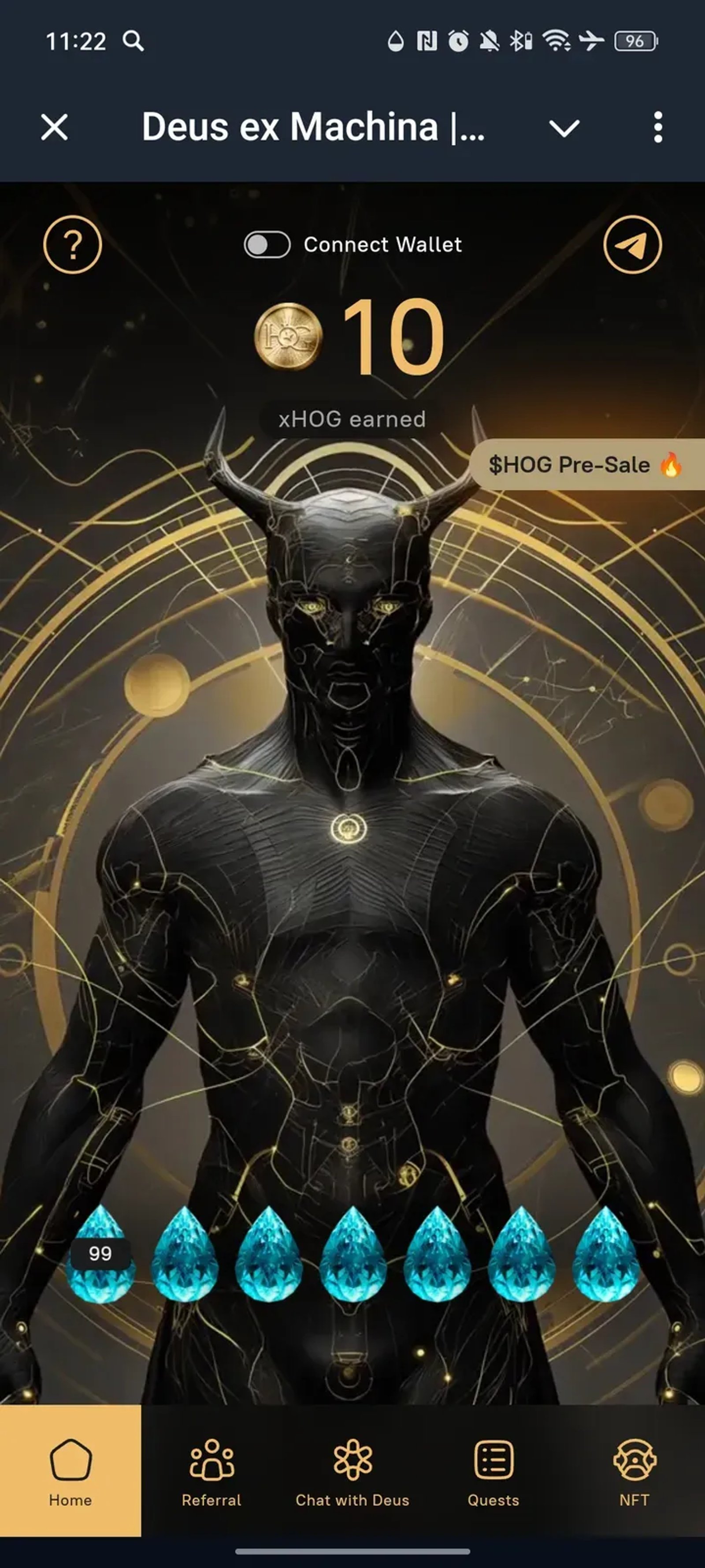 Deus ex Machina | Heart of Gold в Телеграм — скриншот 1