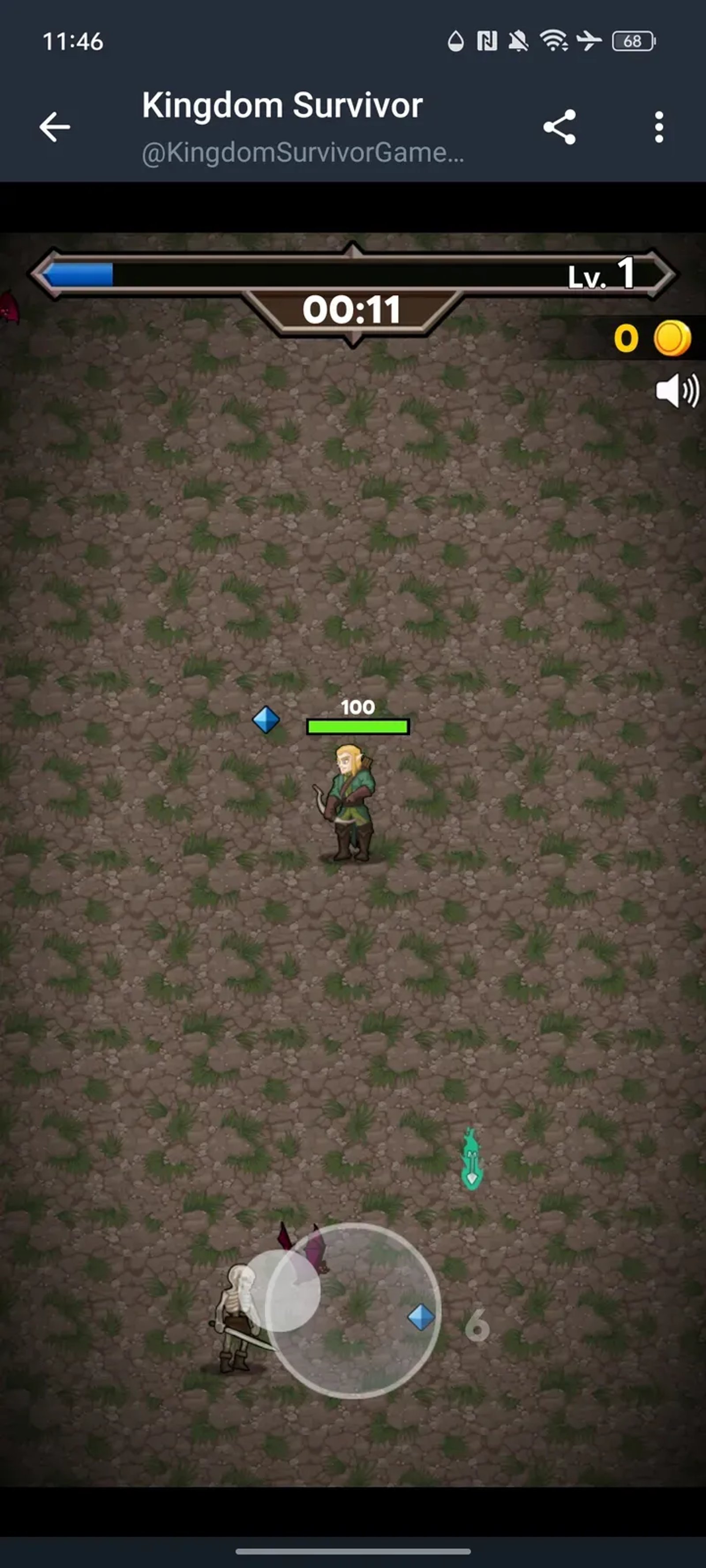Kingdom Survivor Game в Телеграм — скриншот 3