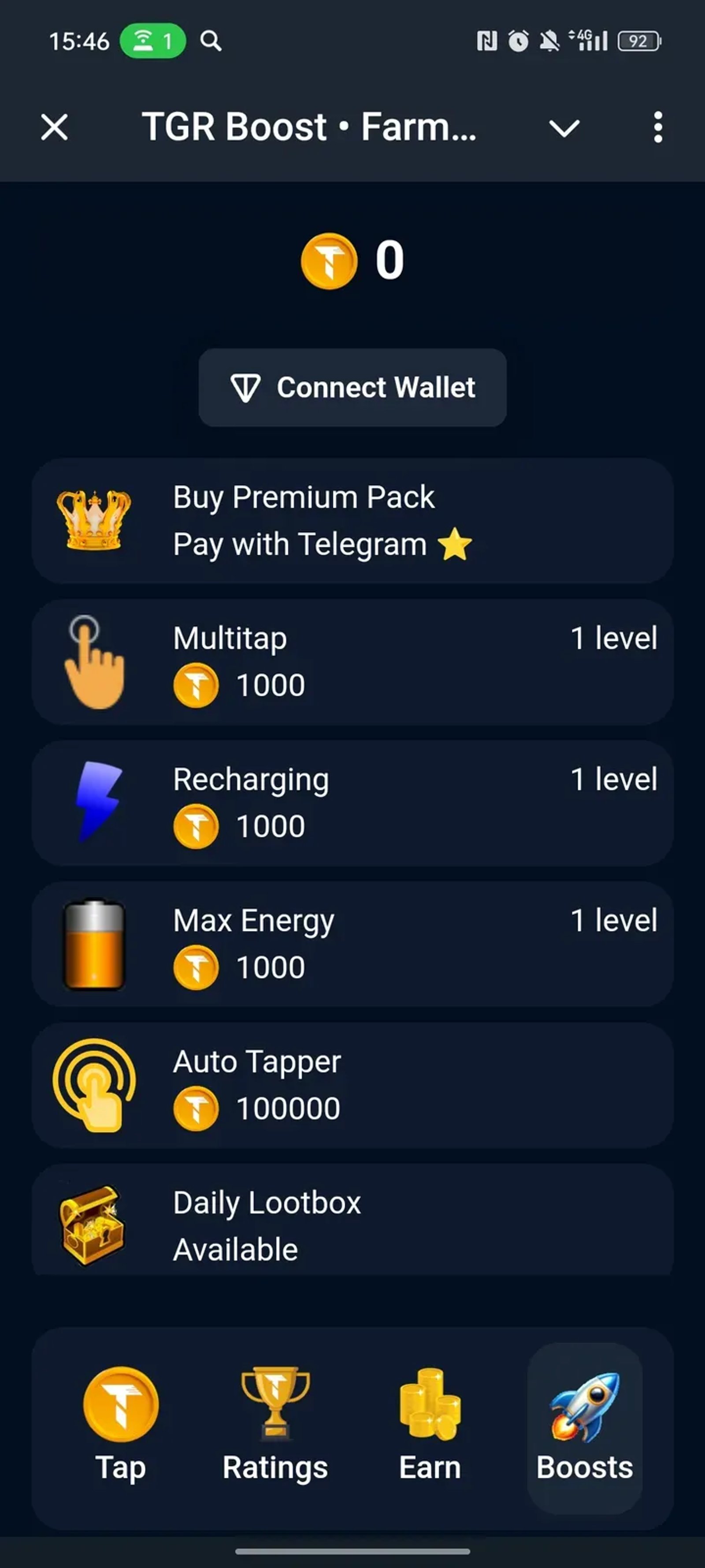 Stars Boost • Farm Premium • Free TON Coin Rewards Giveaway в Телеграм — скриншот 4