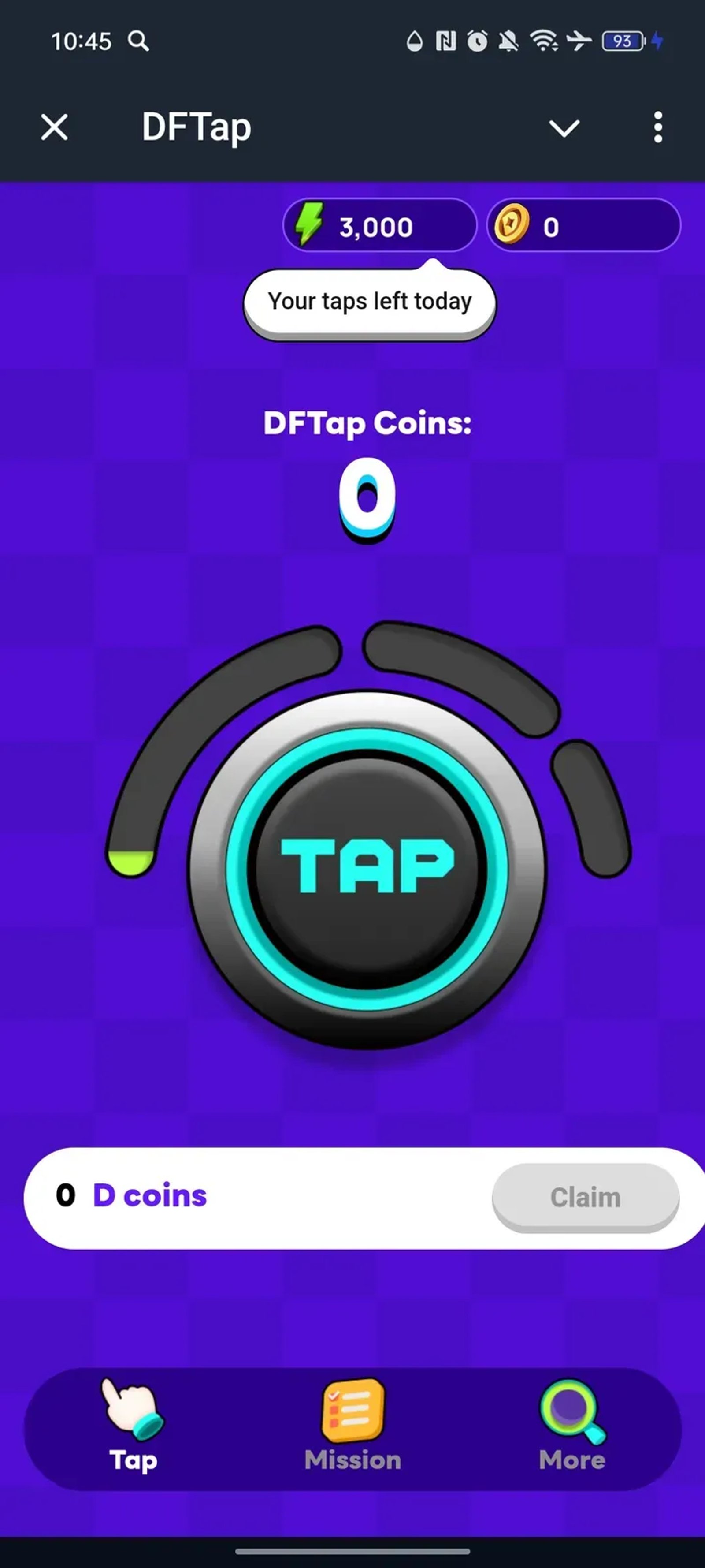 DFTap в Телеграм — скриншот 1