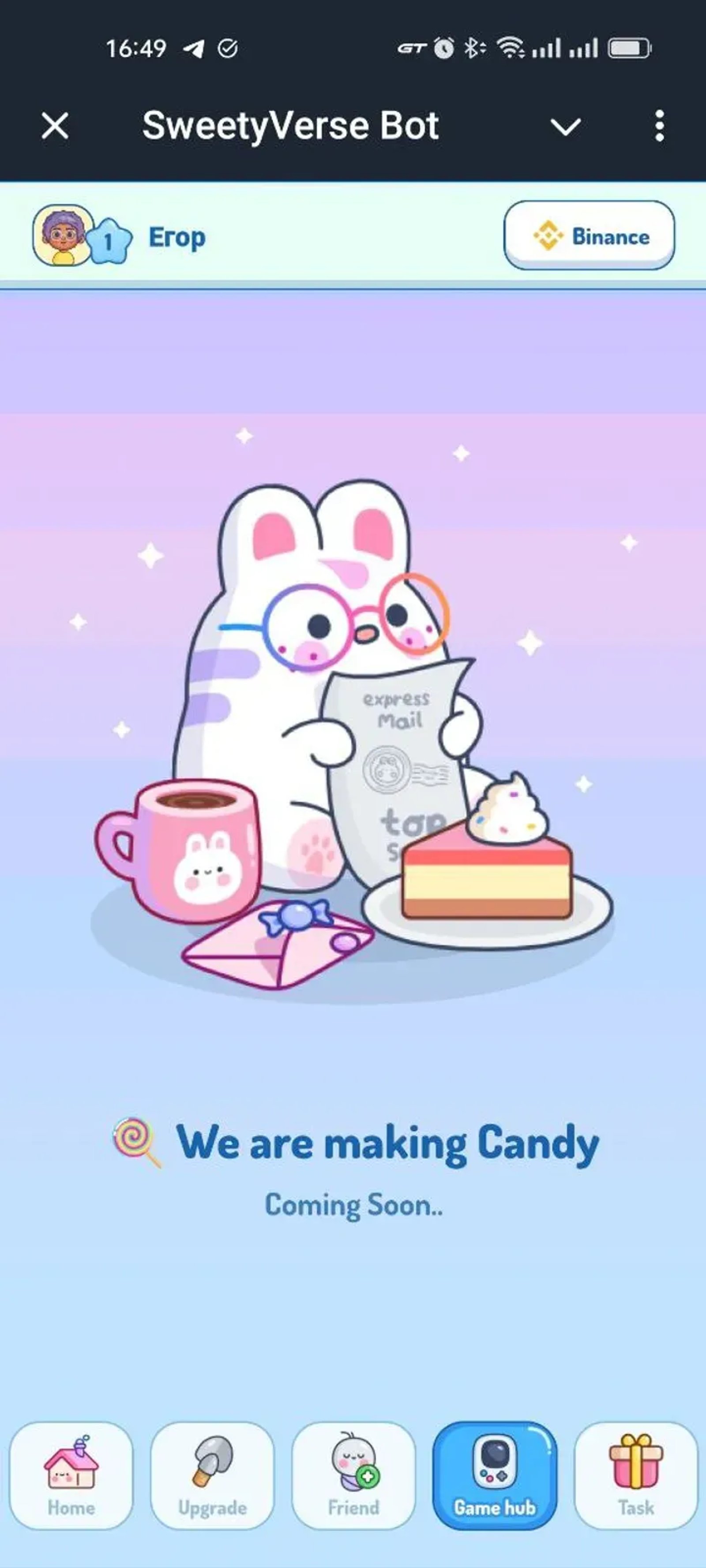 SweetyVerse Bot в Телеграм — скриншот 4