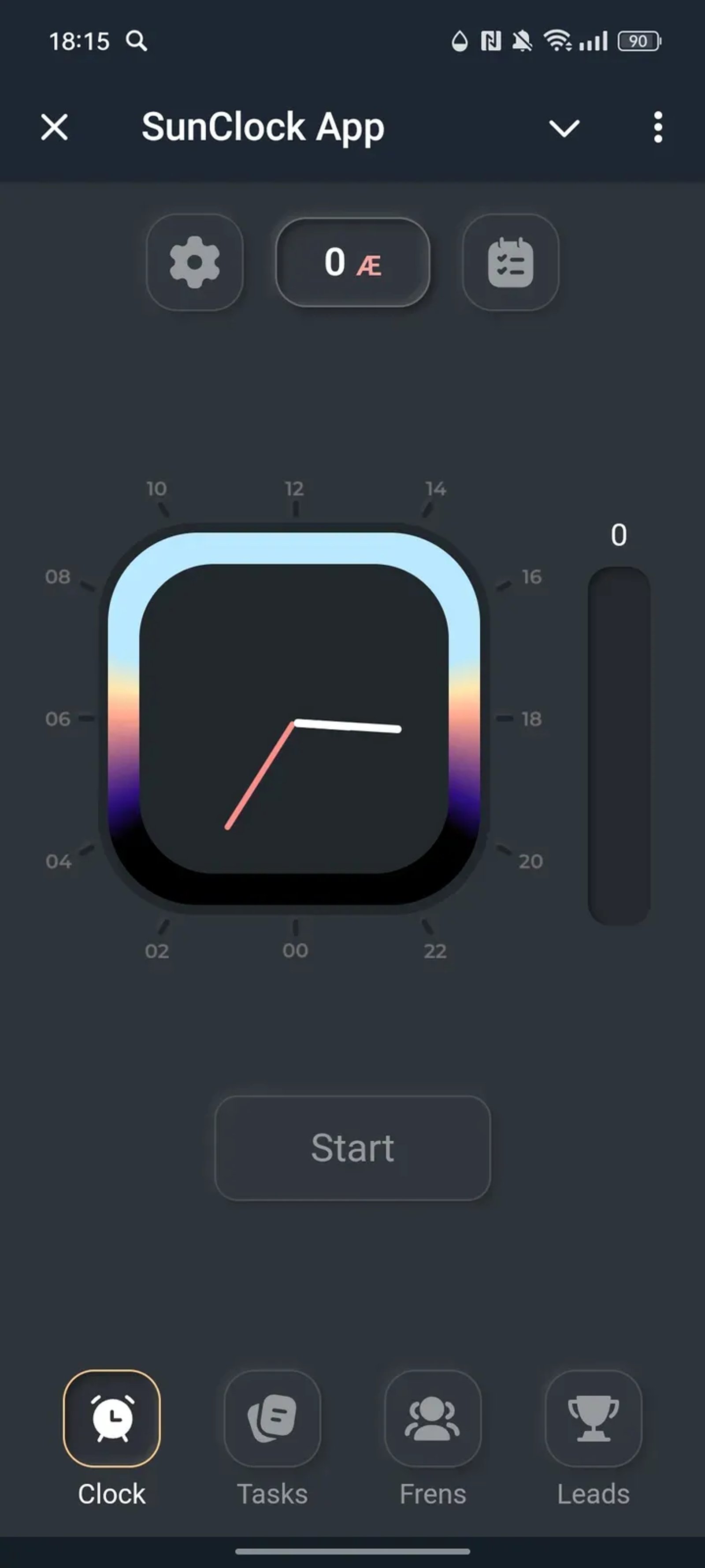 SunClock App в Телеграм — скриншот 1