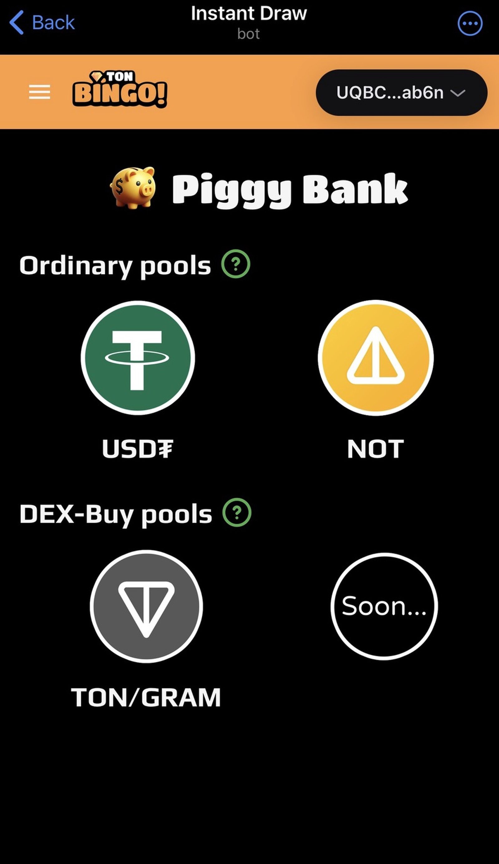 TON Bingo! в Телеграм — скриншот 2