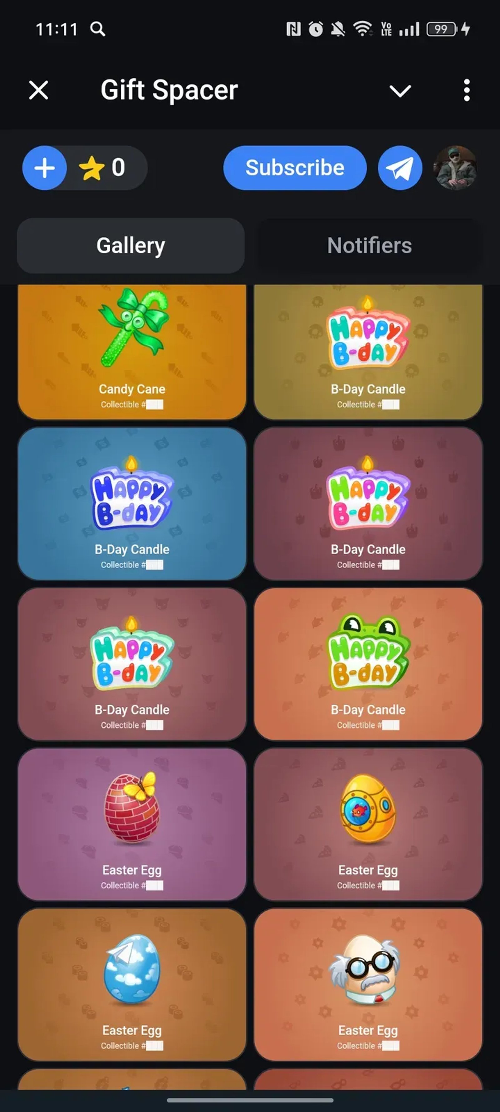 Gift Spacer в Телеграм — скриншот 4