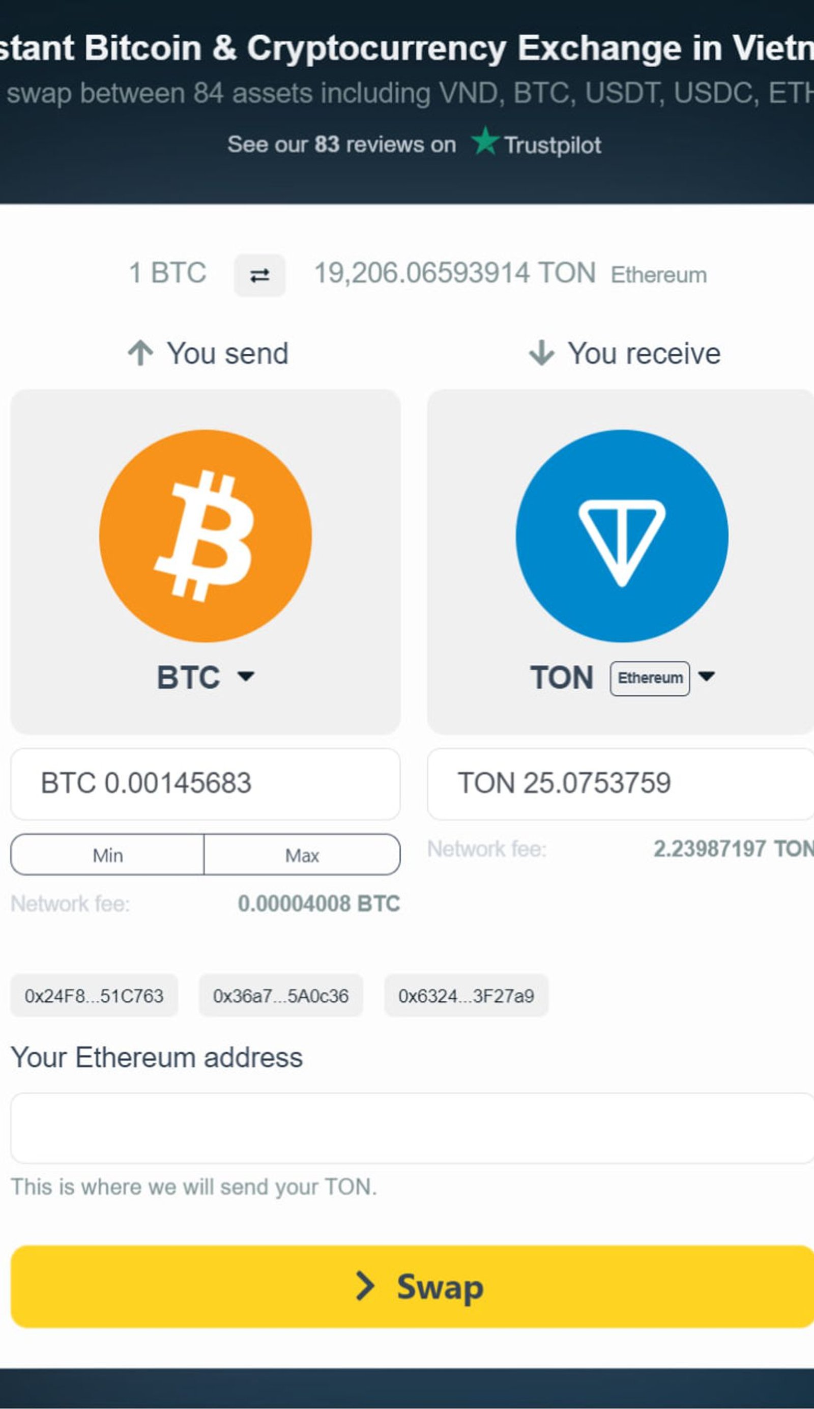 BitcoinVN в Телеграм — скриншот 3