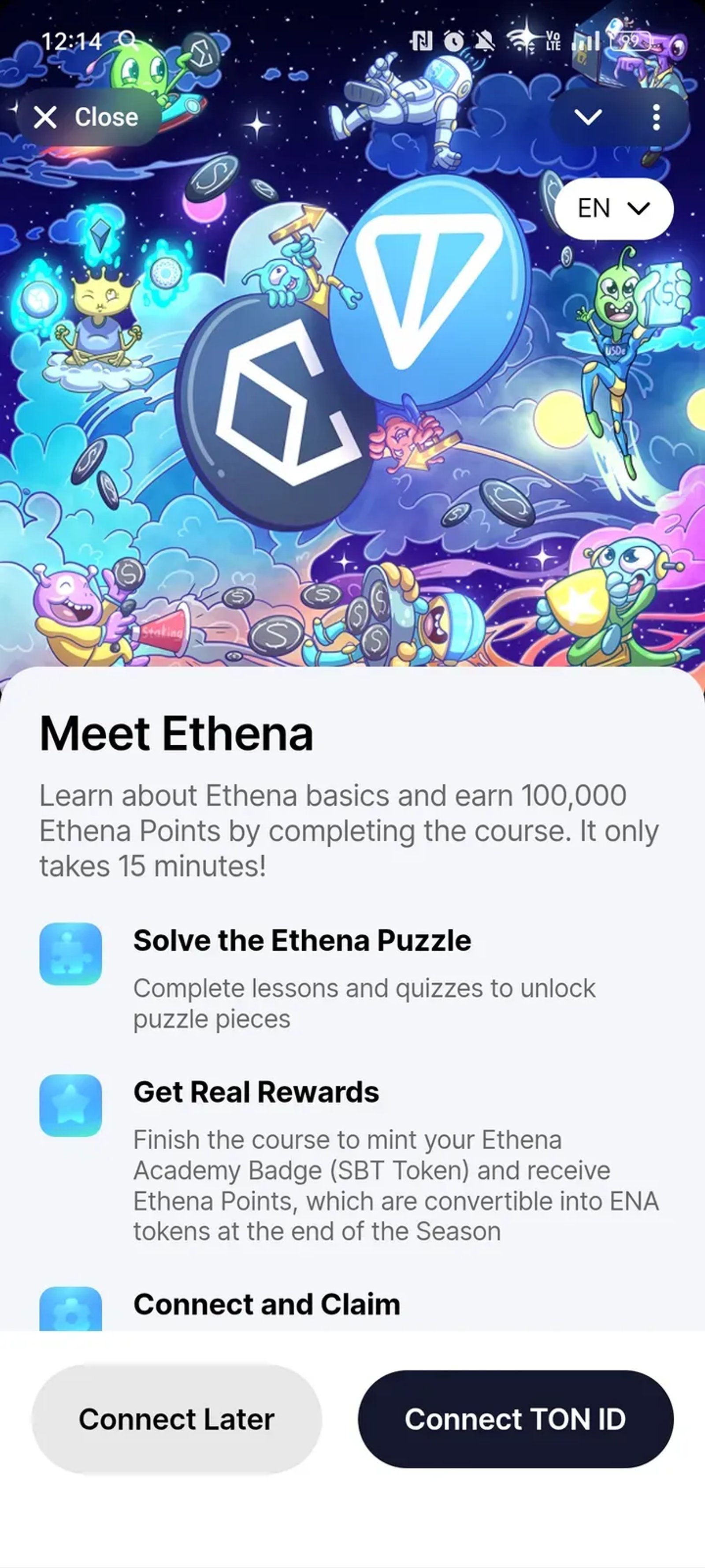 TON Academy Telegram Screenshot 2