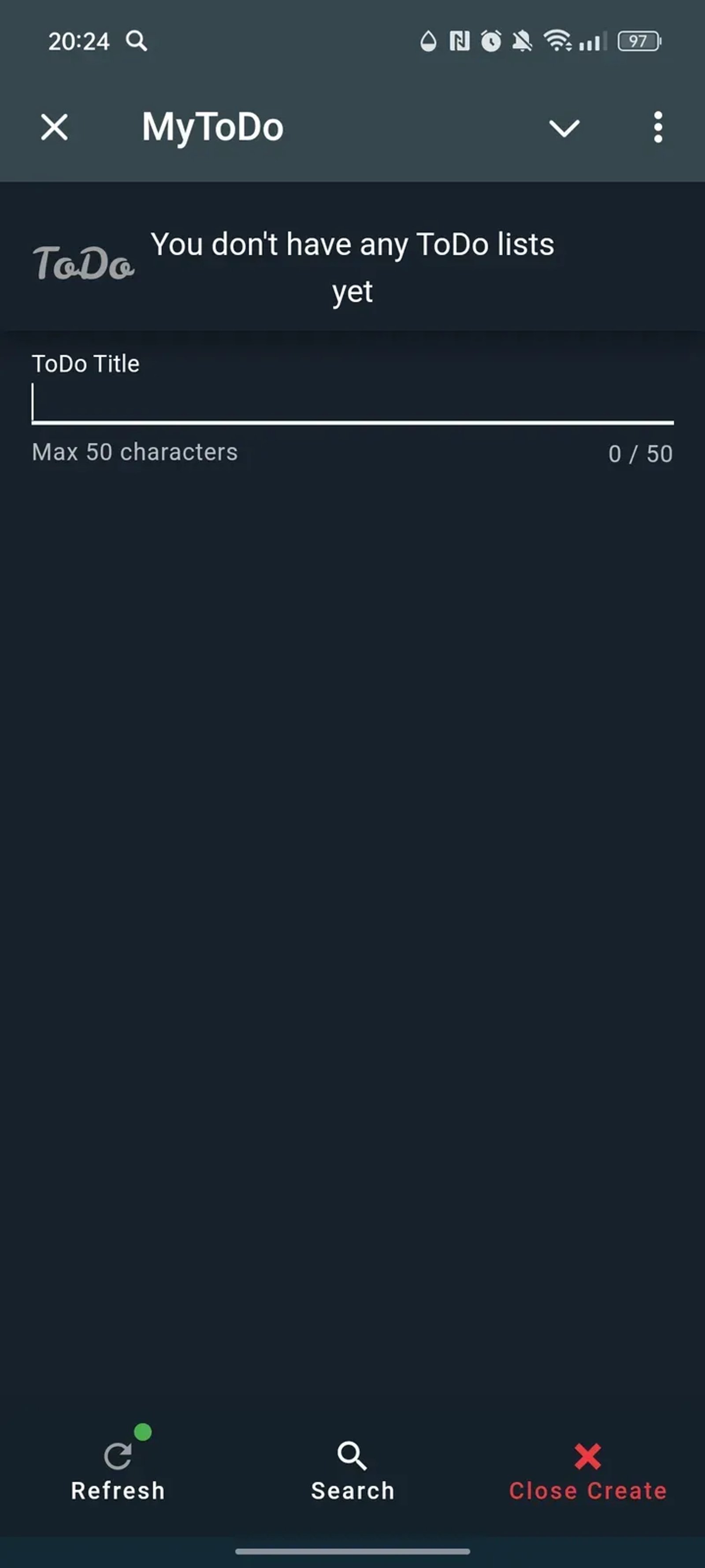 MyToDo в Телеграм — скриншот 2