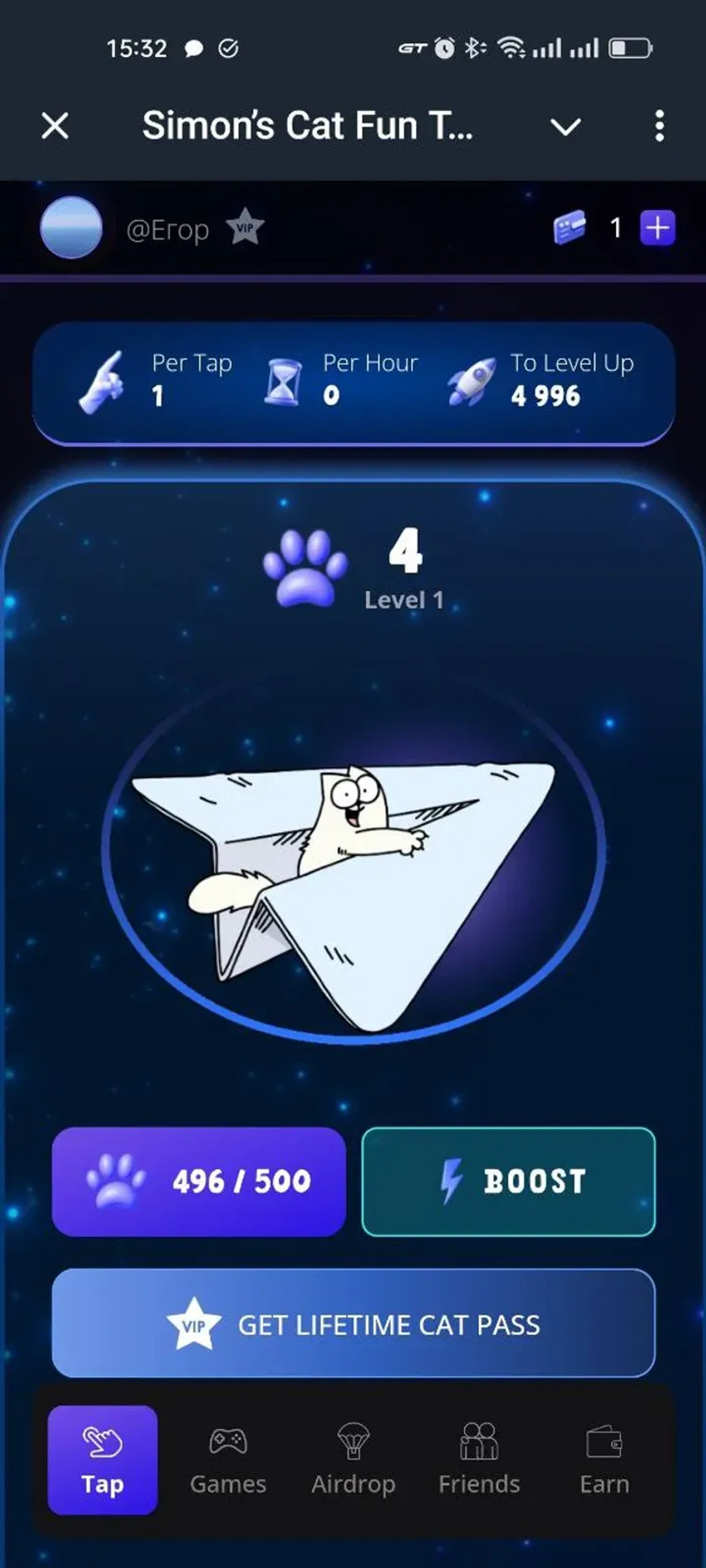 Simon’s Cat App в Телеграм — скриншот 5