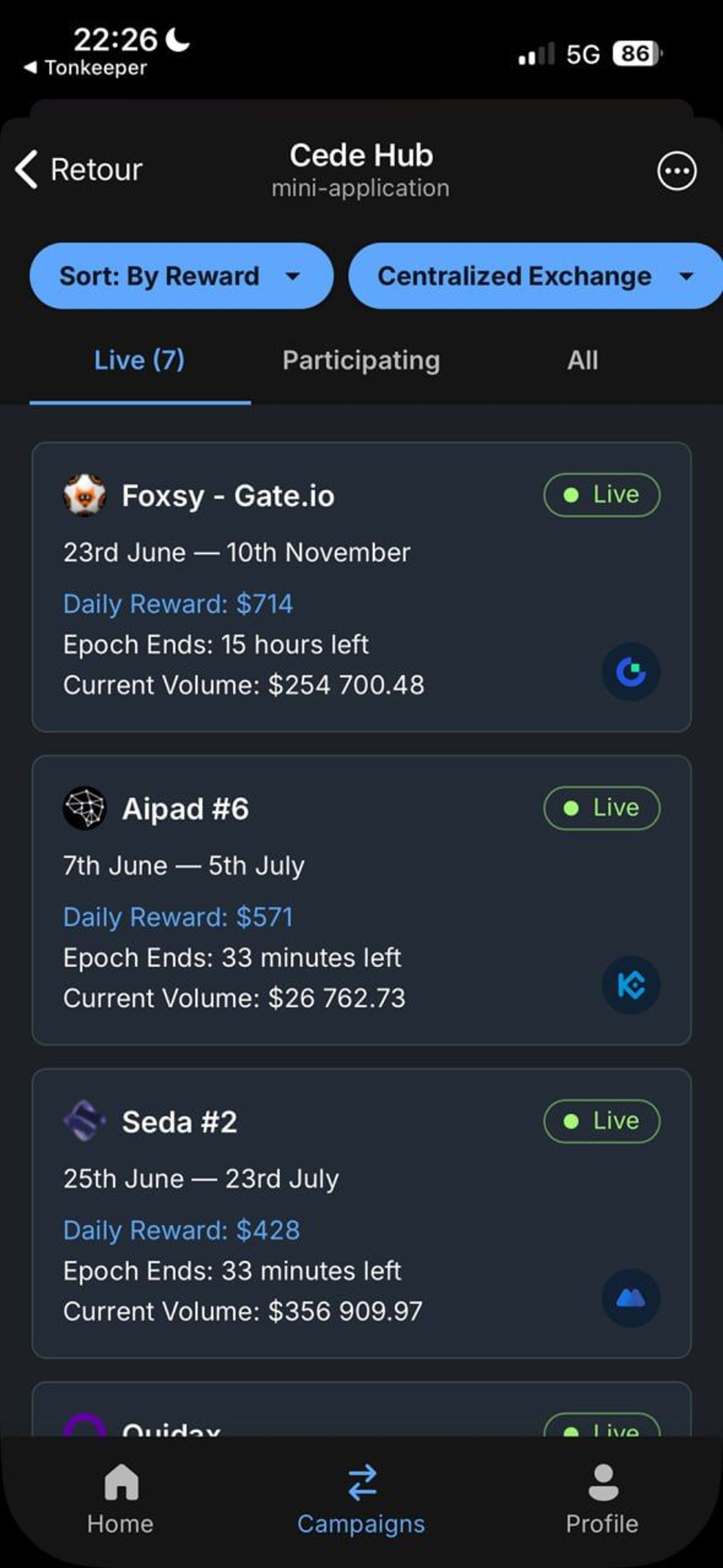 Cede Hub Telegram Screenshot 4