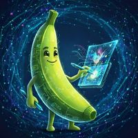 Nano Banana Logo Telegram