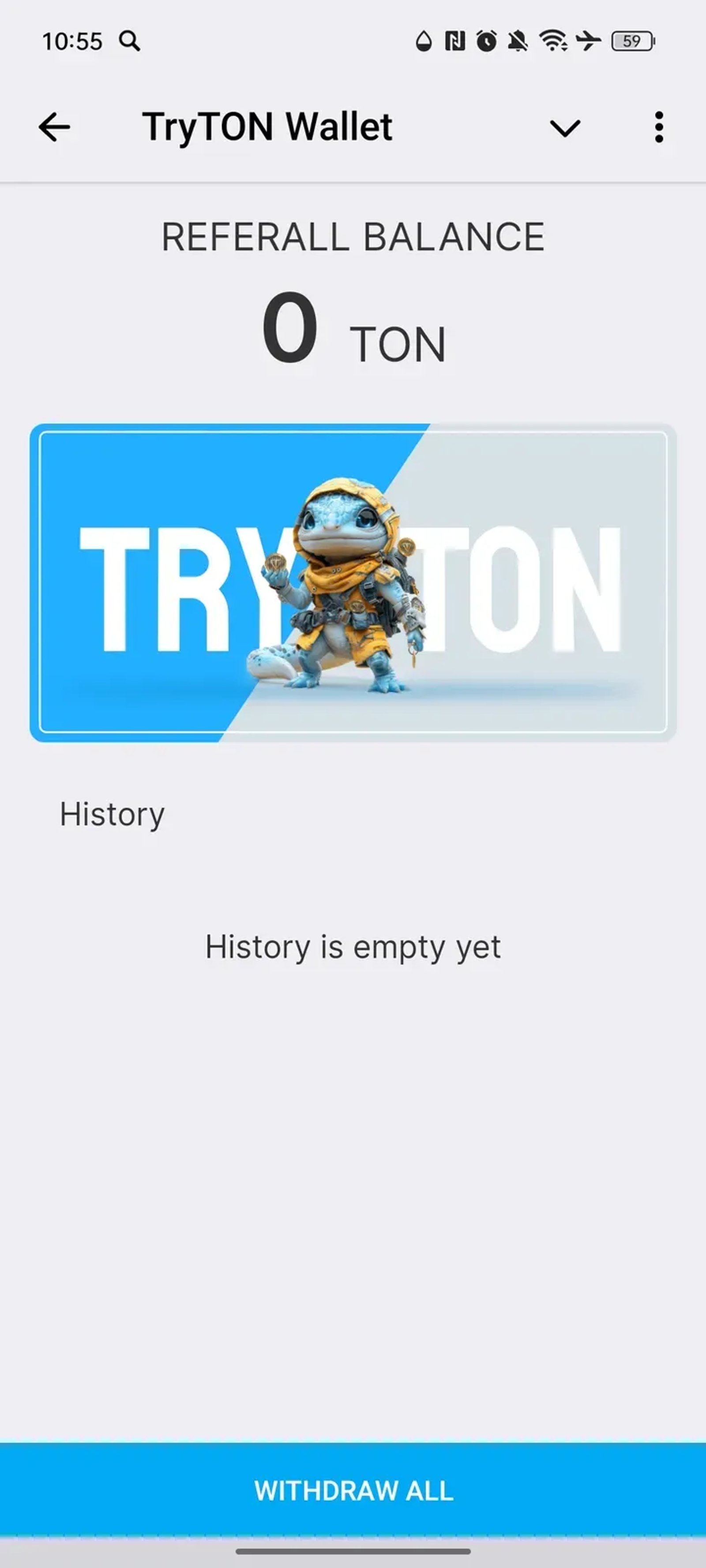 TryTON Wallet в Телеграм — скриншот 5