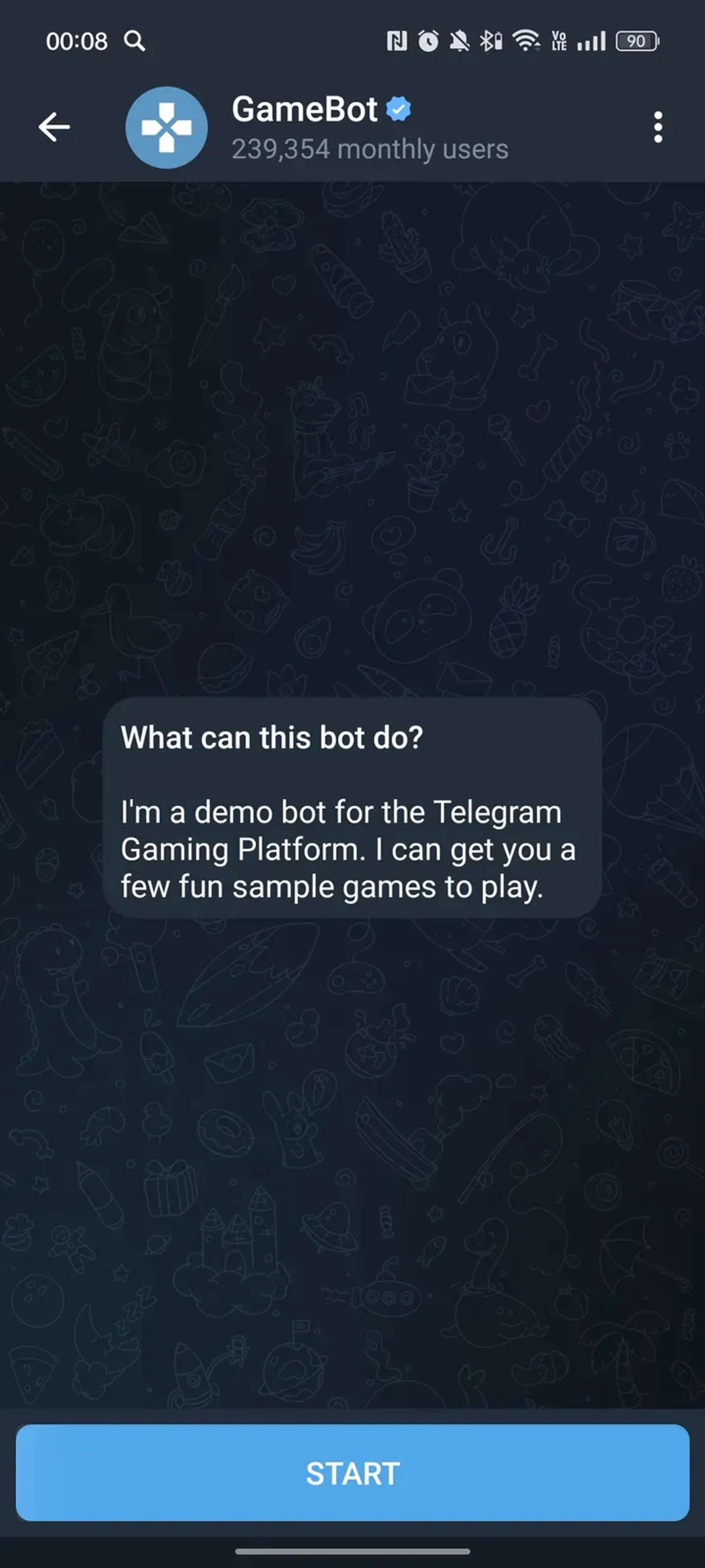 GameBot в Телеграм — скриншот 4