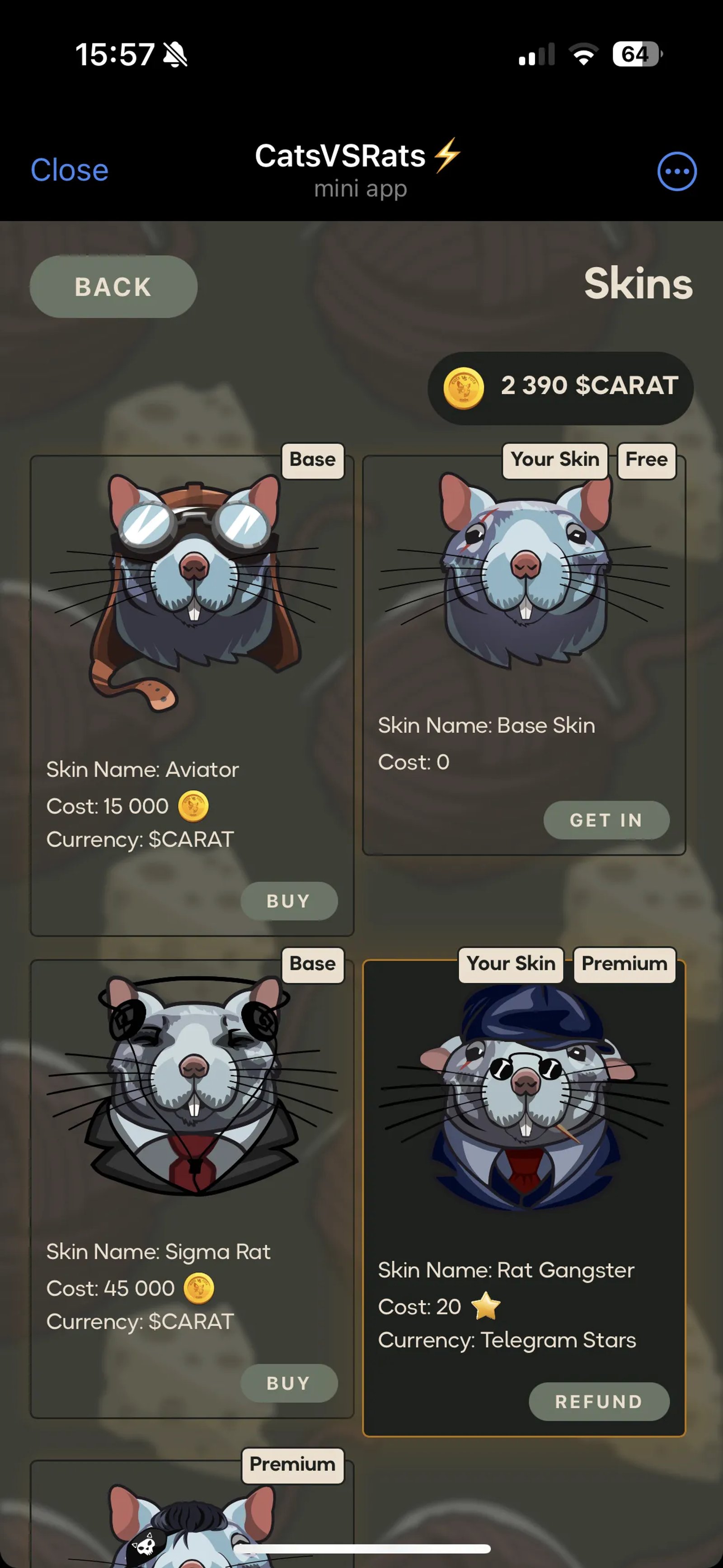 CatsVSRats🔥 Telegram Screenshot 2