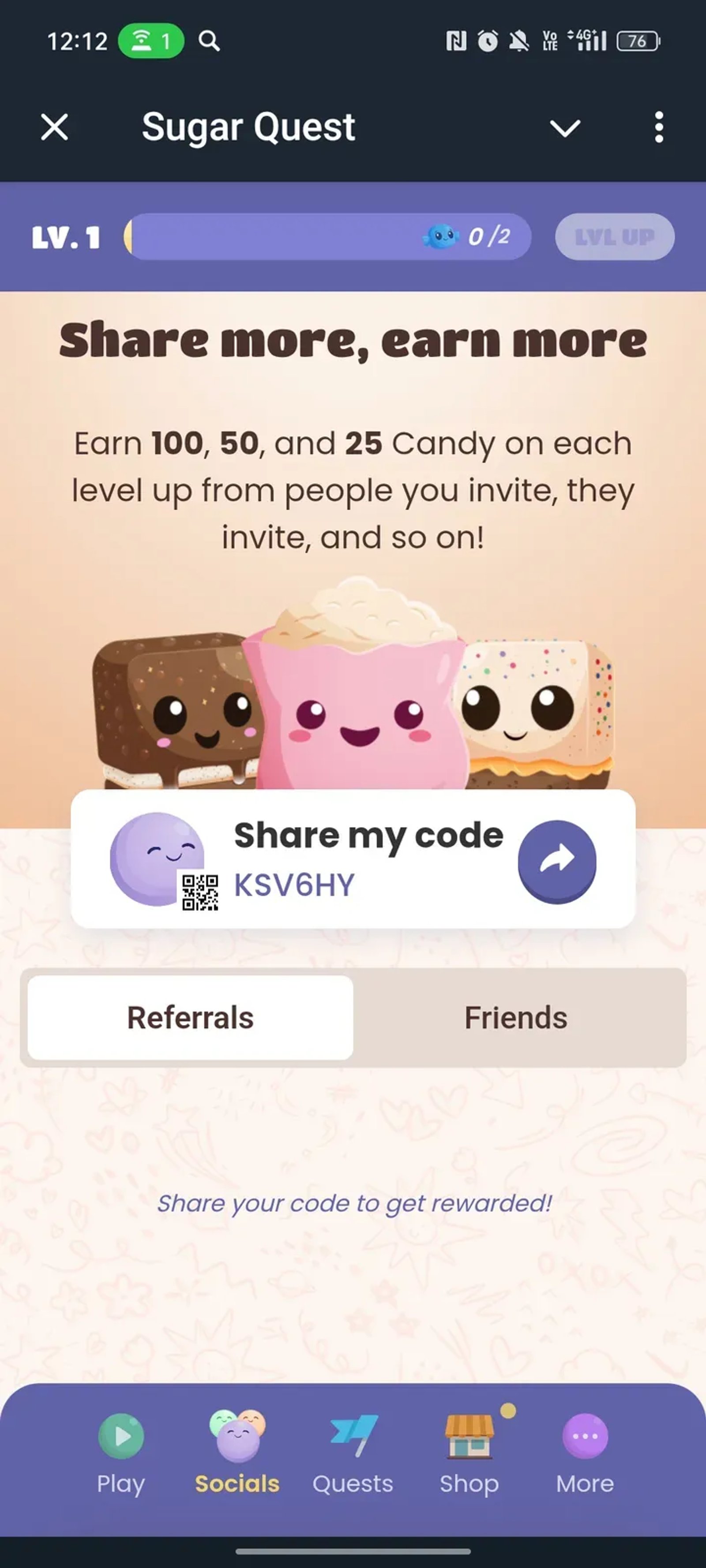 Sugar Quest в Телеграм — скриншот 3