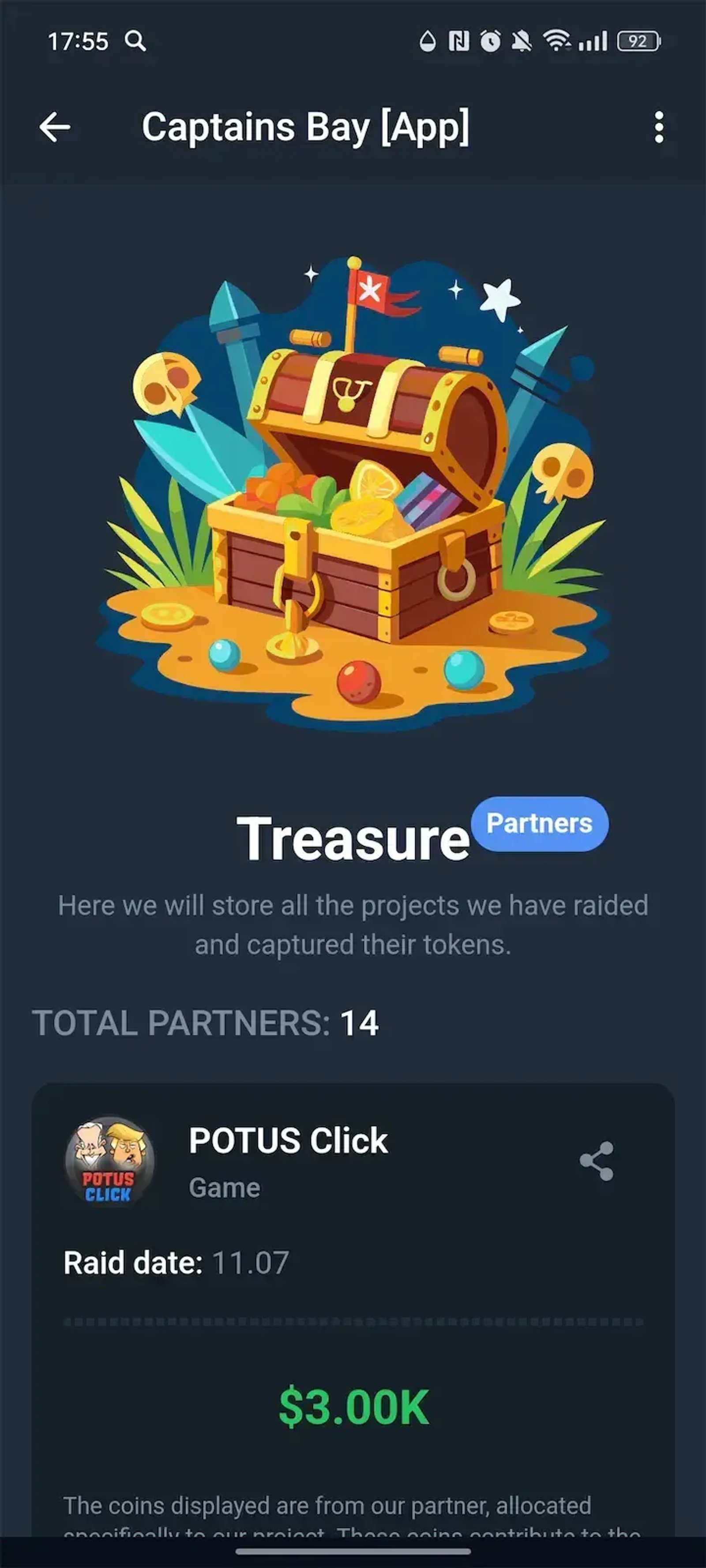Captains Bay [App] 🏴‍☠️ в Телеграм — скриншот 5