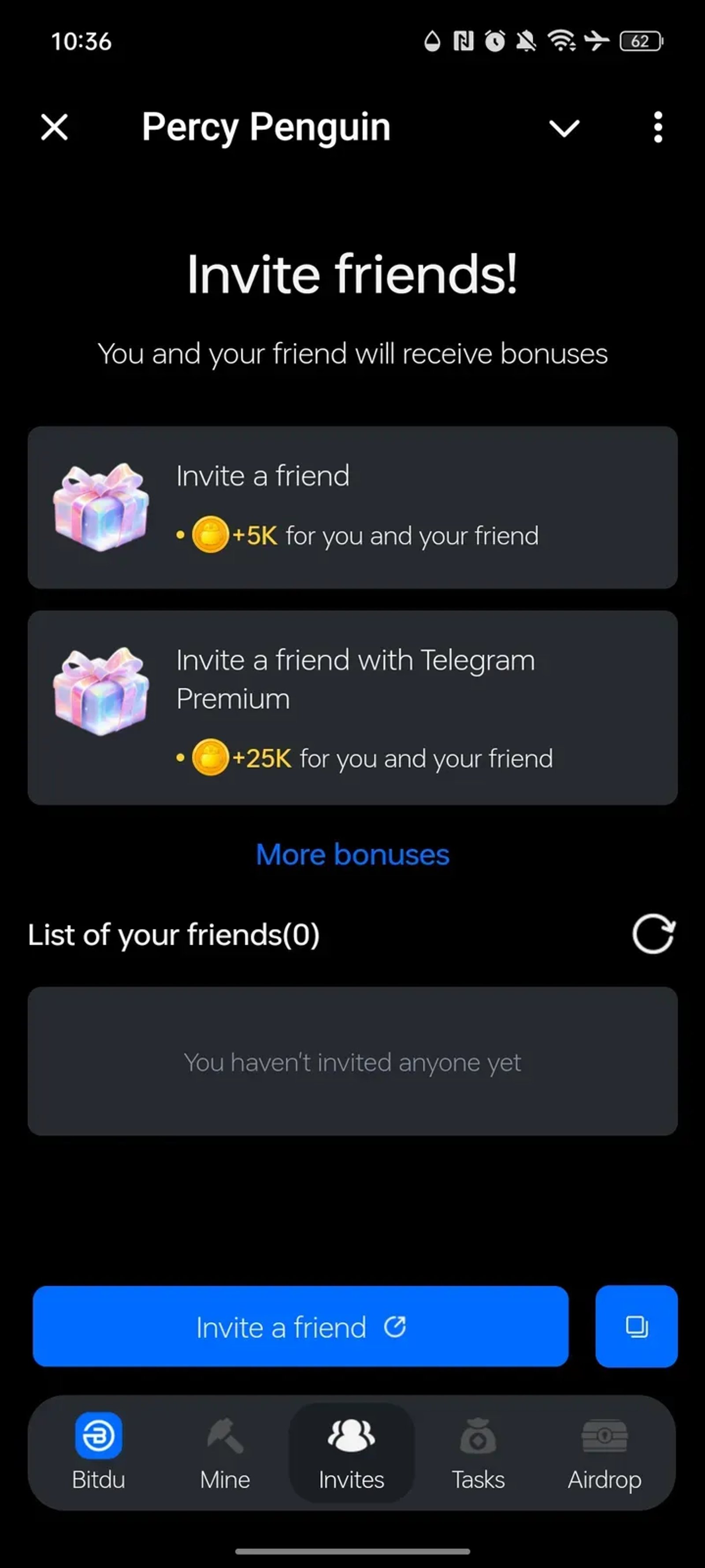 Percy Penguin в Телеграм — скриншот 3